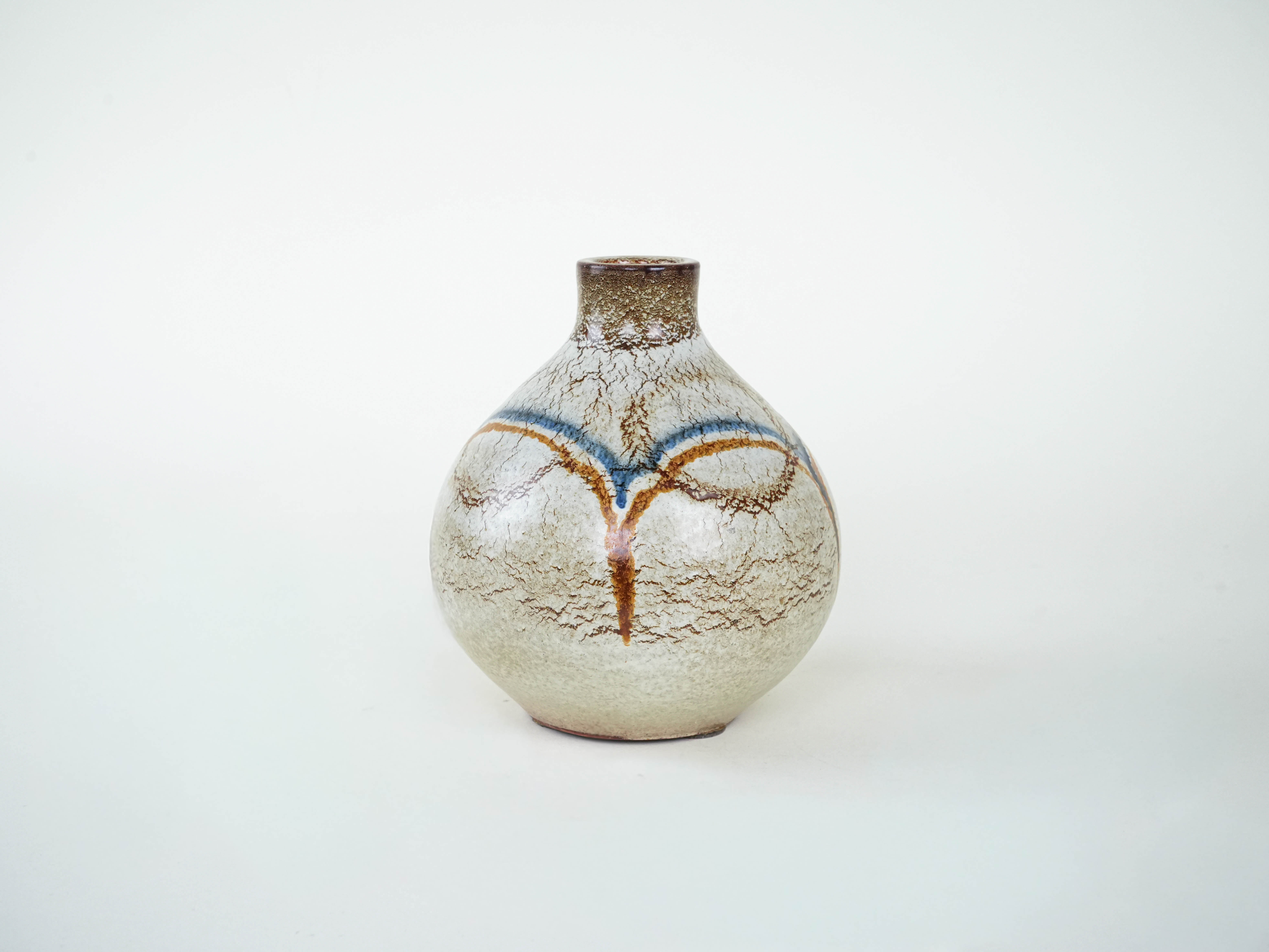 Ceramic vase Multi-colored 1960s