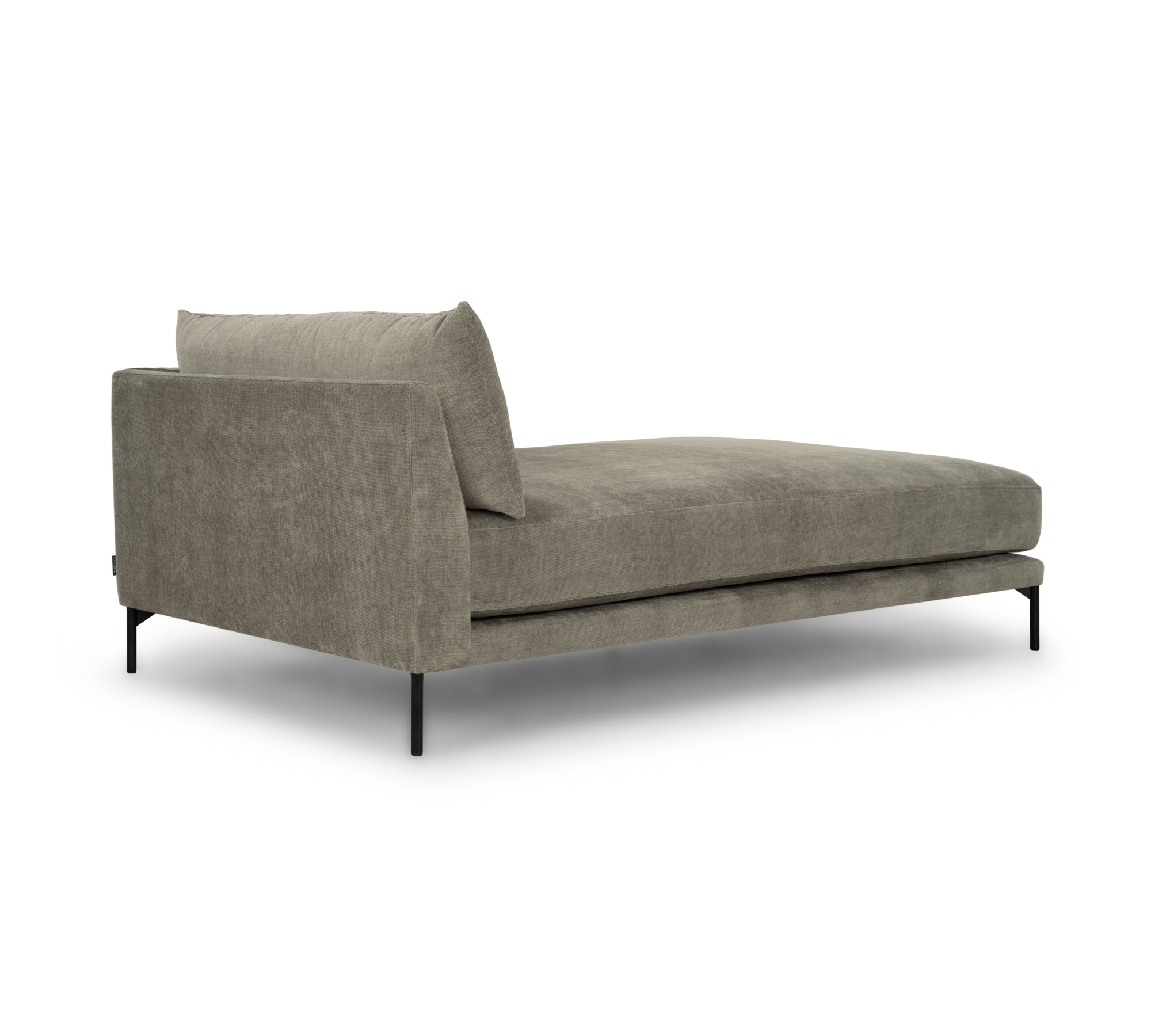 Vincent 1-Sitzer Récamiere Rechts Planet Grey Green