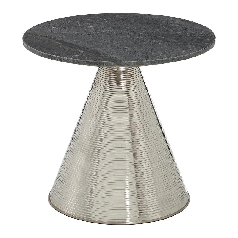 Martini Tisch mit grauer Marmorplatte
