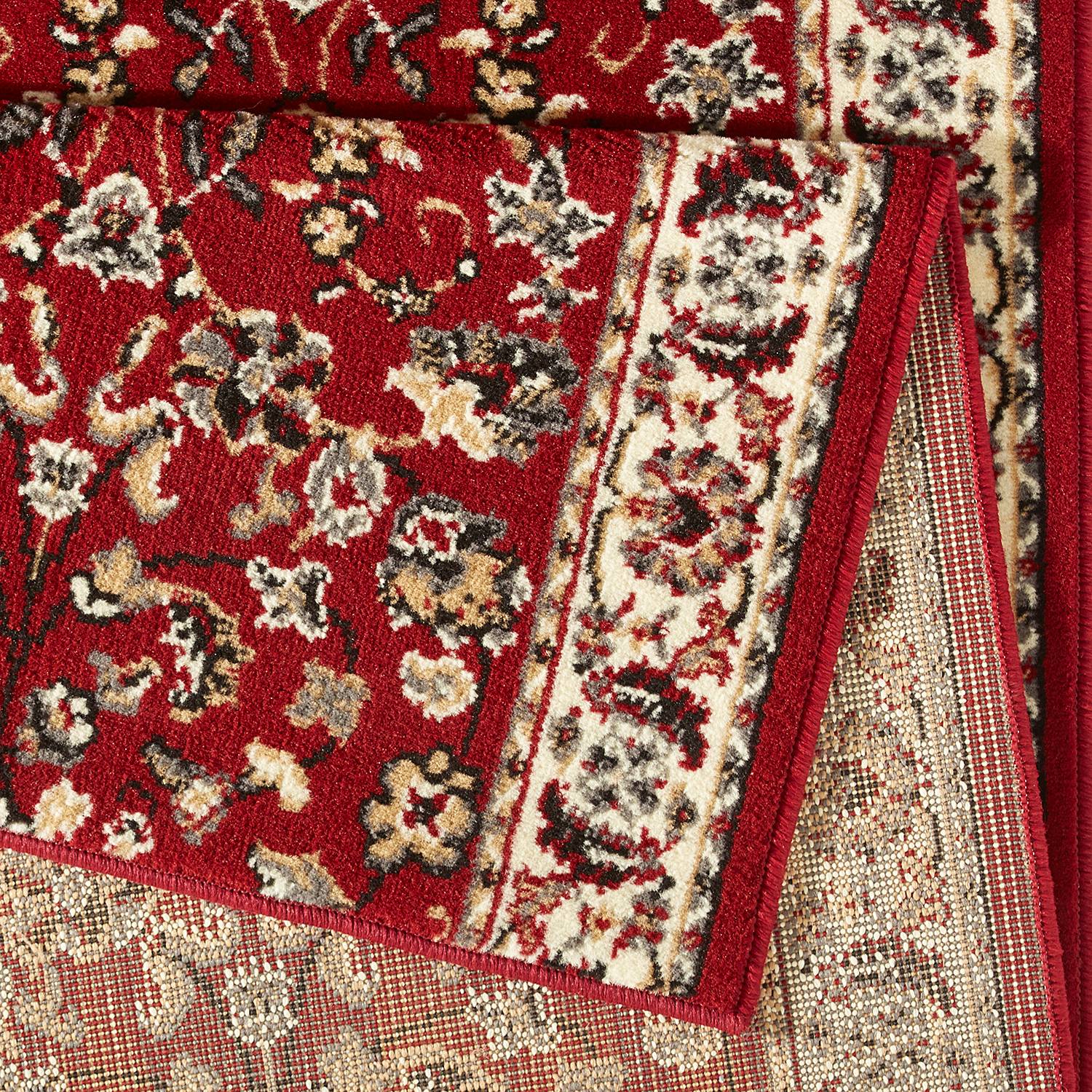 Läufer Jute Rot 80 x 250 cm