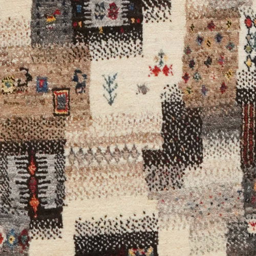 Rizbaf Gabbeh Rug Wool Multicolored