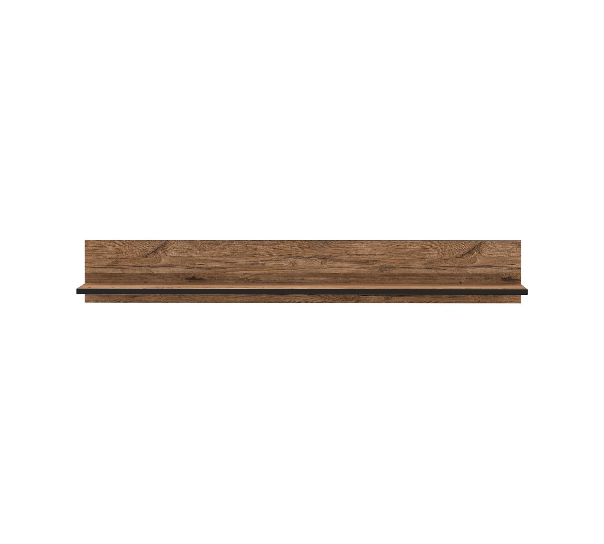 Wandboard Eichenholz Dekor Schwarz