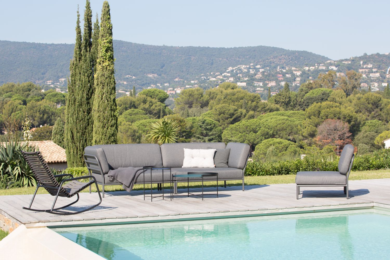 Level Lounge Set 1 Grau