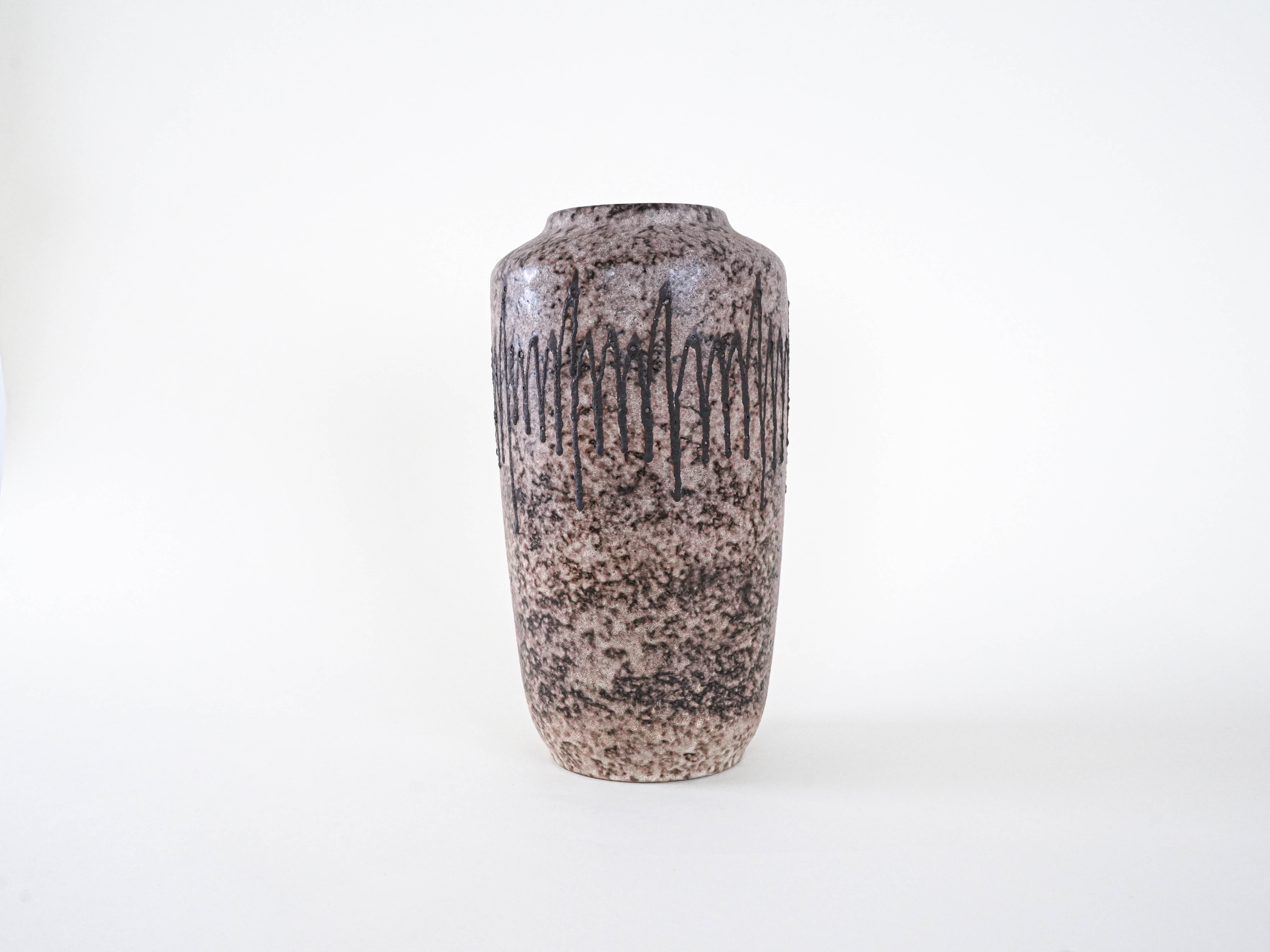 Keramikvase Braun