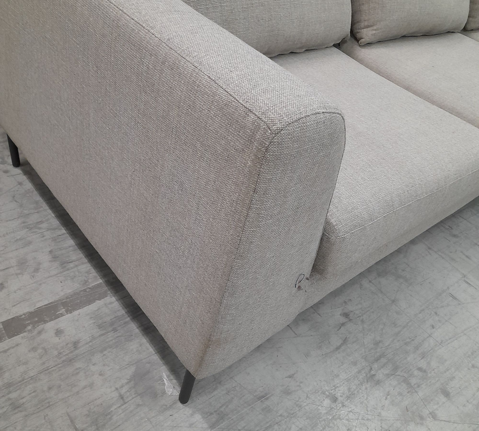 Noa Ecksofa Récamiere Rechts Vega Sand Dune
