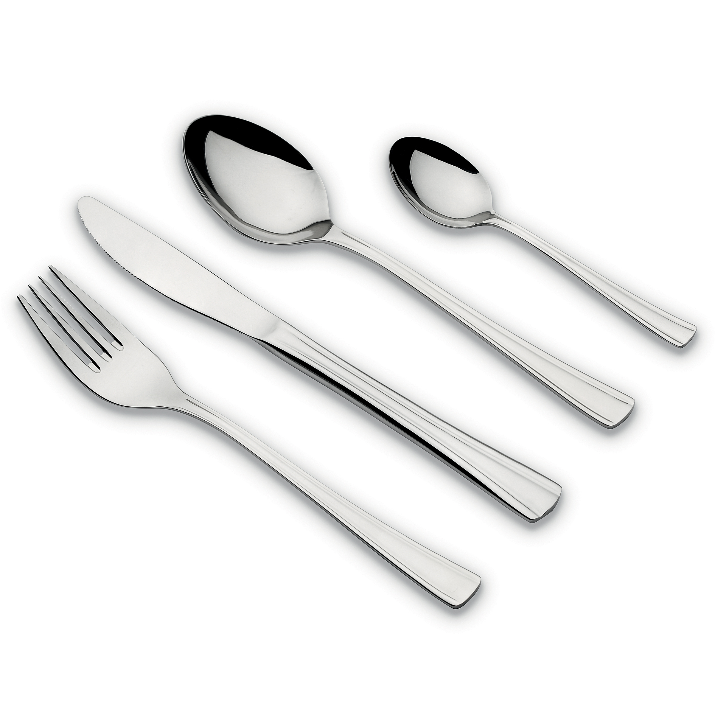 Cindy Cutlery Set 24-piece Stainless Steel Silver