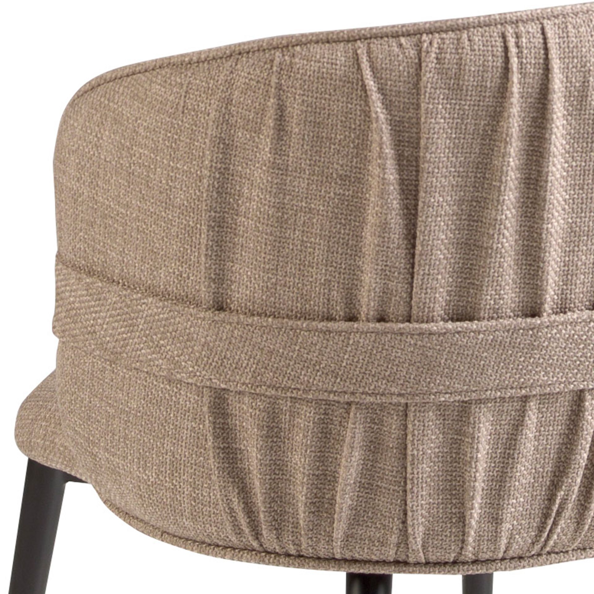 Dining chair textile beige