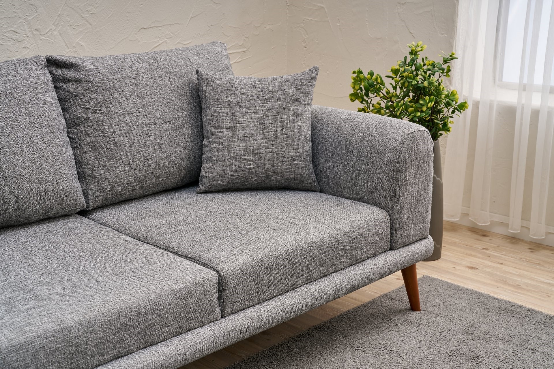 Seren Sofa Récamiere Links Grau