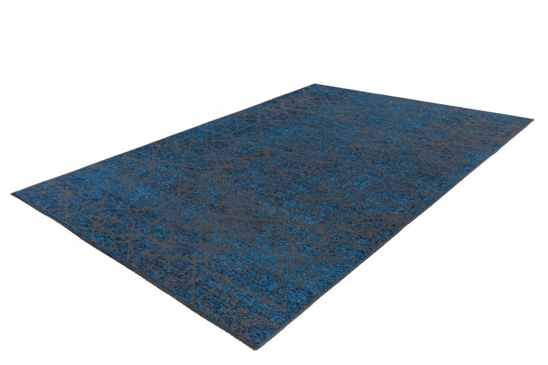 Amalfi Teppich Baumwolle Recycelt Blau 150 x 230 cm