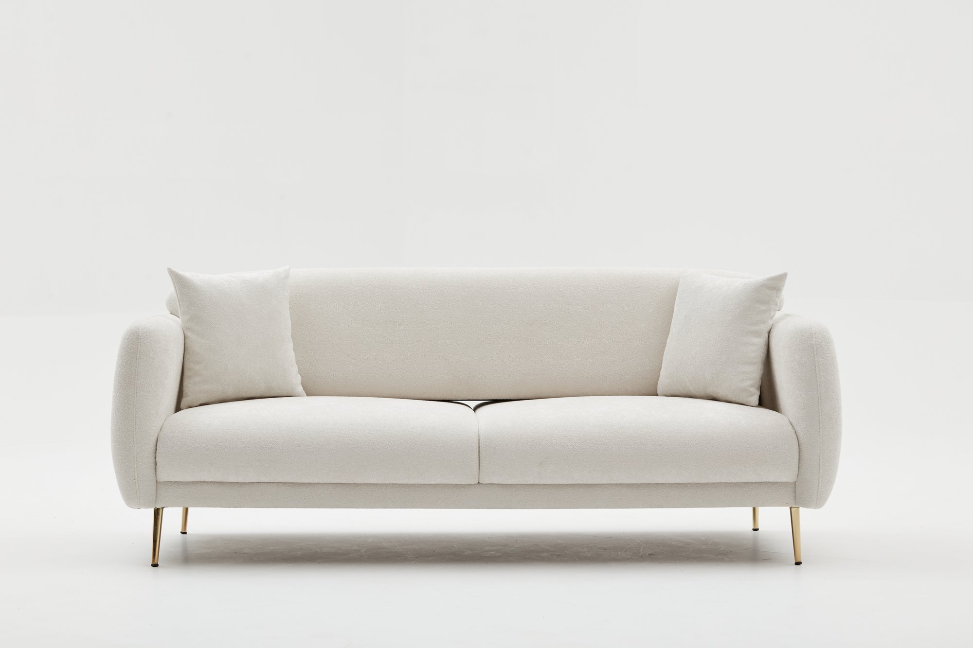 Simena Sofa 3-Sitzer Creme