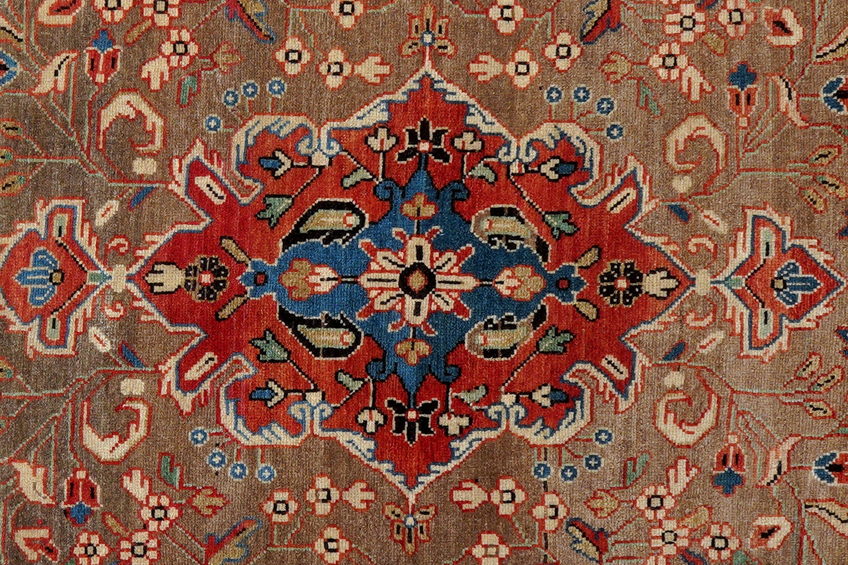 Heritage Teppich Wolle Mehrfarbig