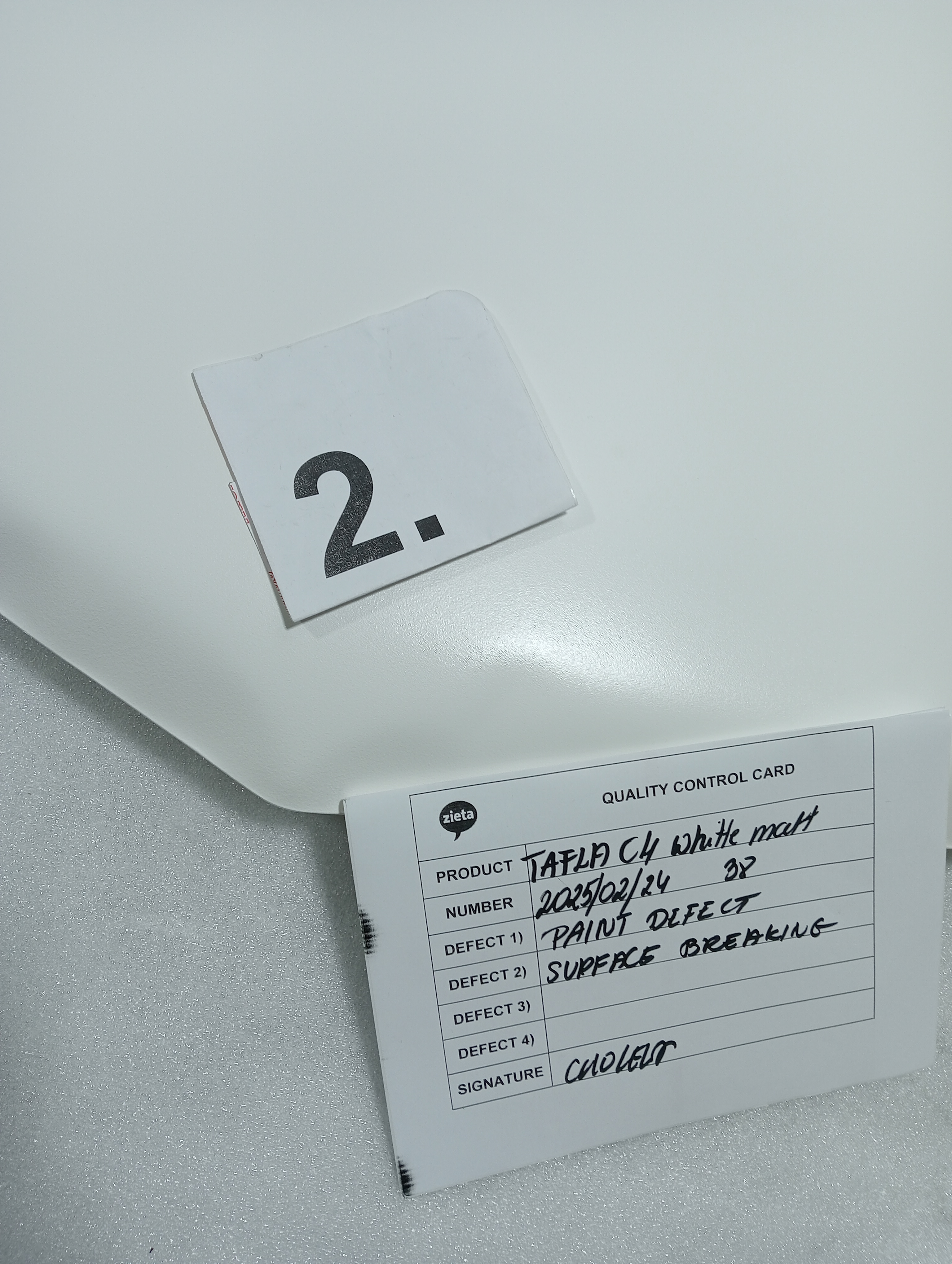 Tafla Spiegel C4 Edelstahl Candy Weiß Matt