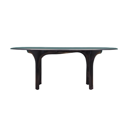 Vintage Coffee Table Stone Brown 1970s