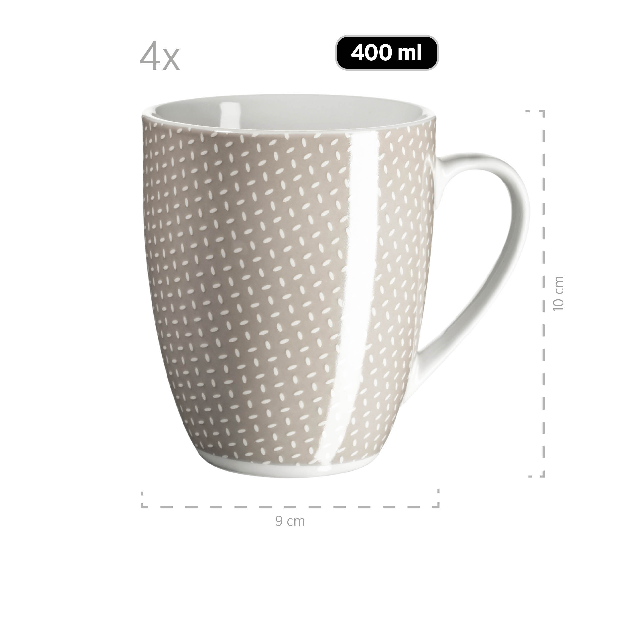 Kitchen Time Kombiservice 16-teilig Porzellan Beige