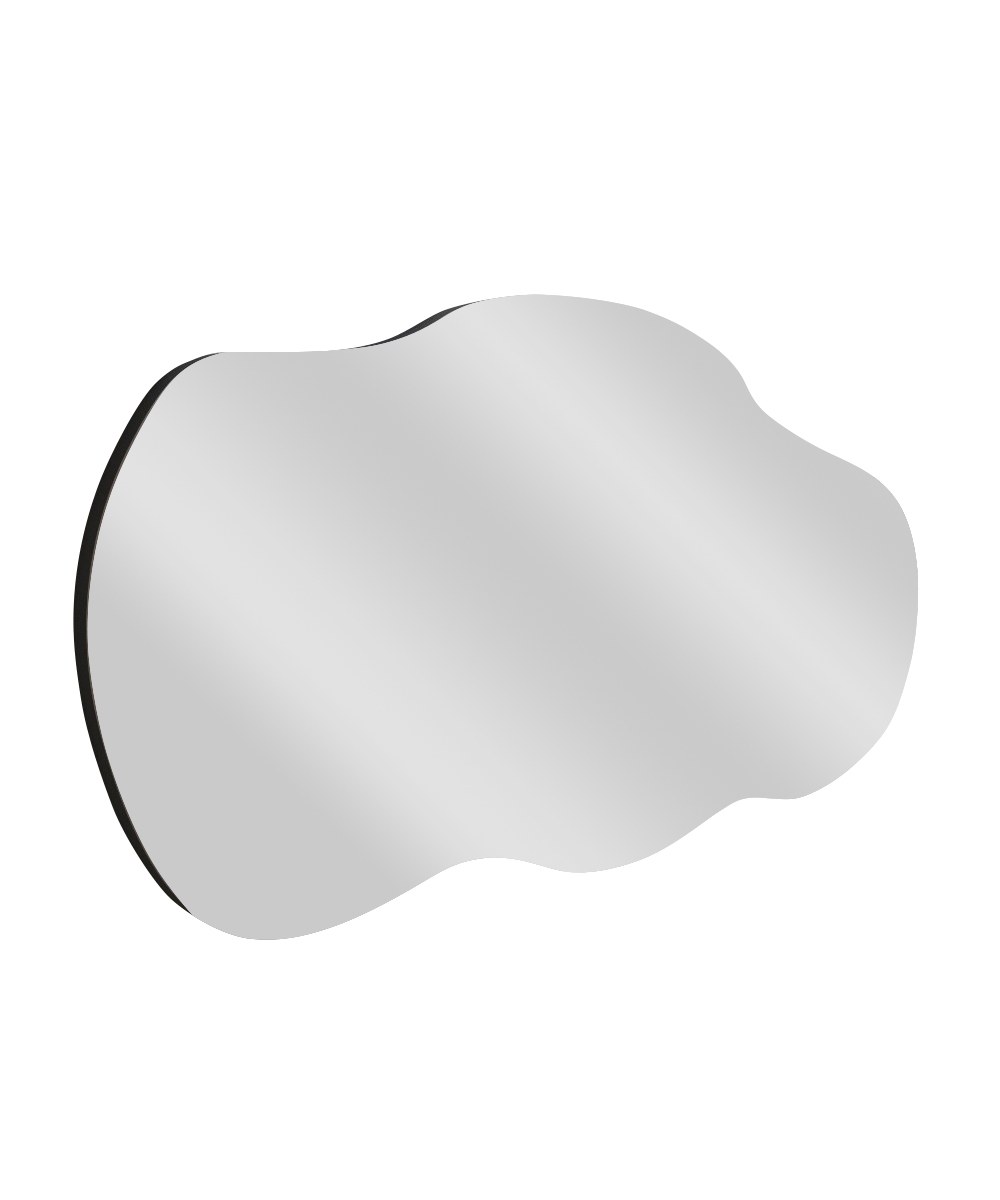 Flow Mirror Black 40cm x 72cm