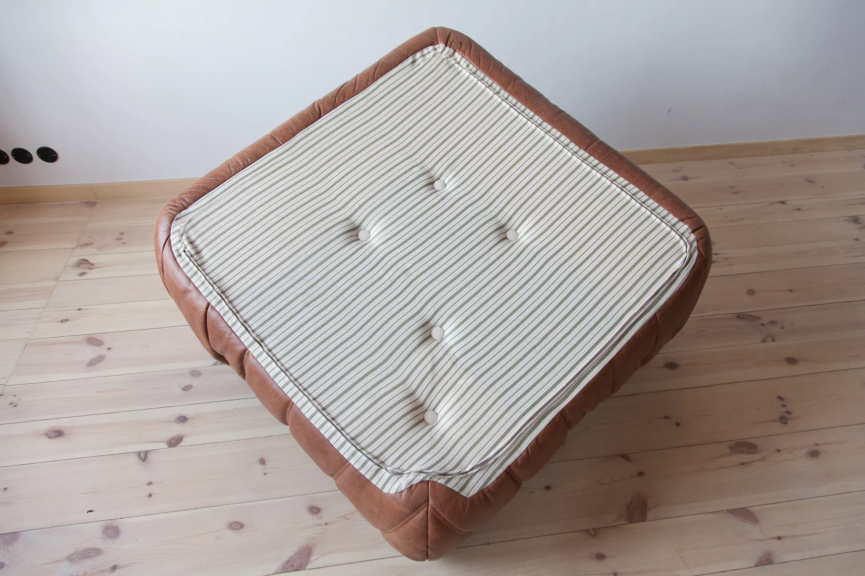 Togo Lounge Set 3 pezzi pelle pull-up marrone Kentucky