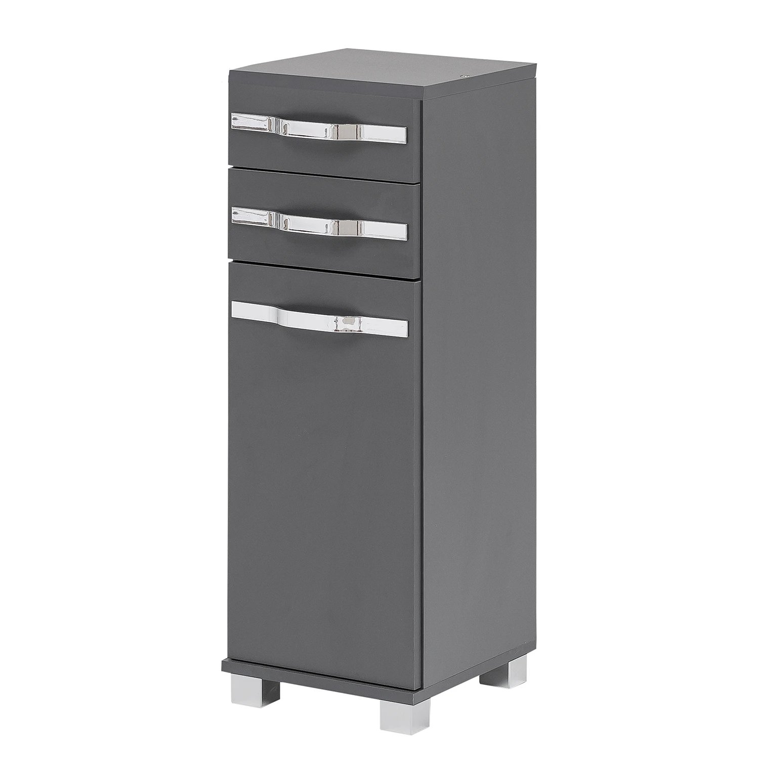 Schrank Holz Anthrazit