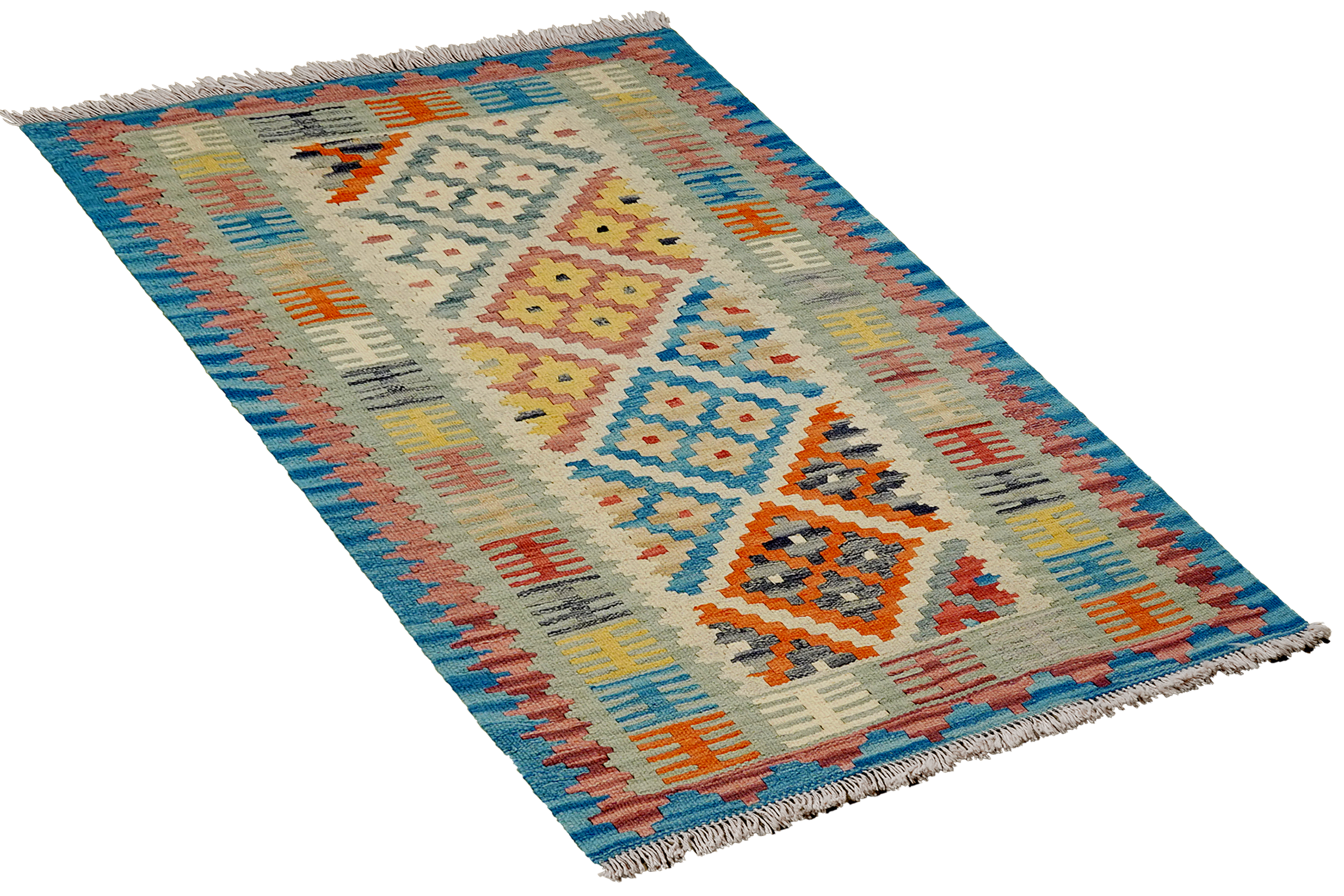 Kilim Gashgai Teppich Mehrfarbig