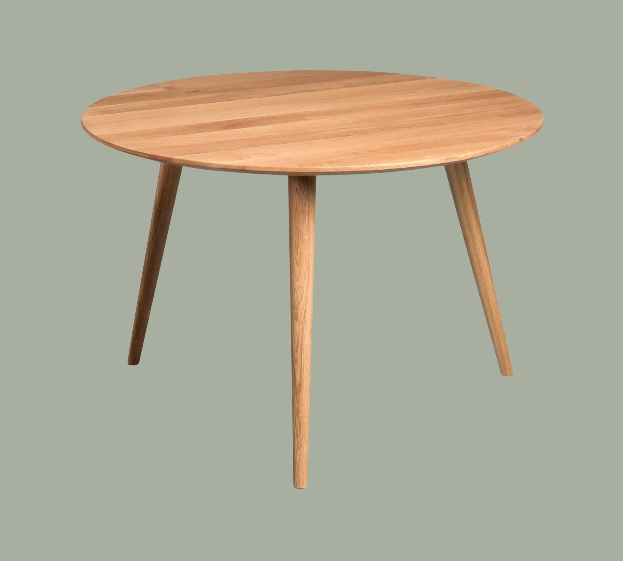 Couchtisch Wildeiche Massiv Braun