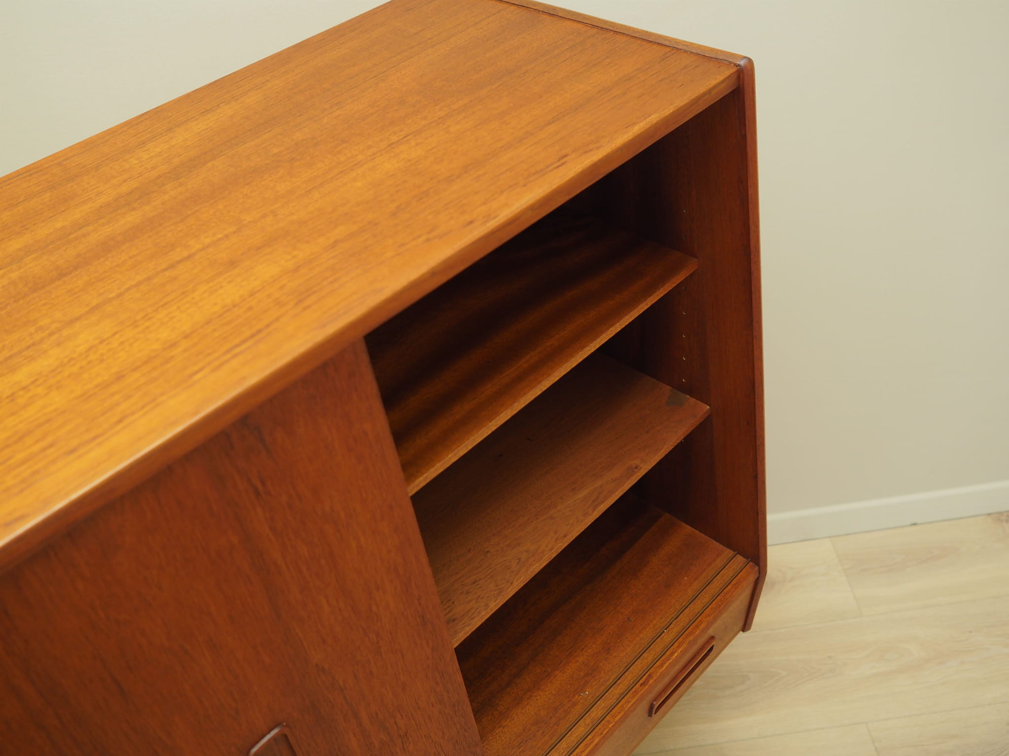 Highboard Teak Brown 1960s