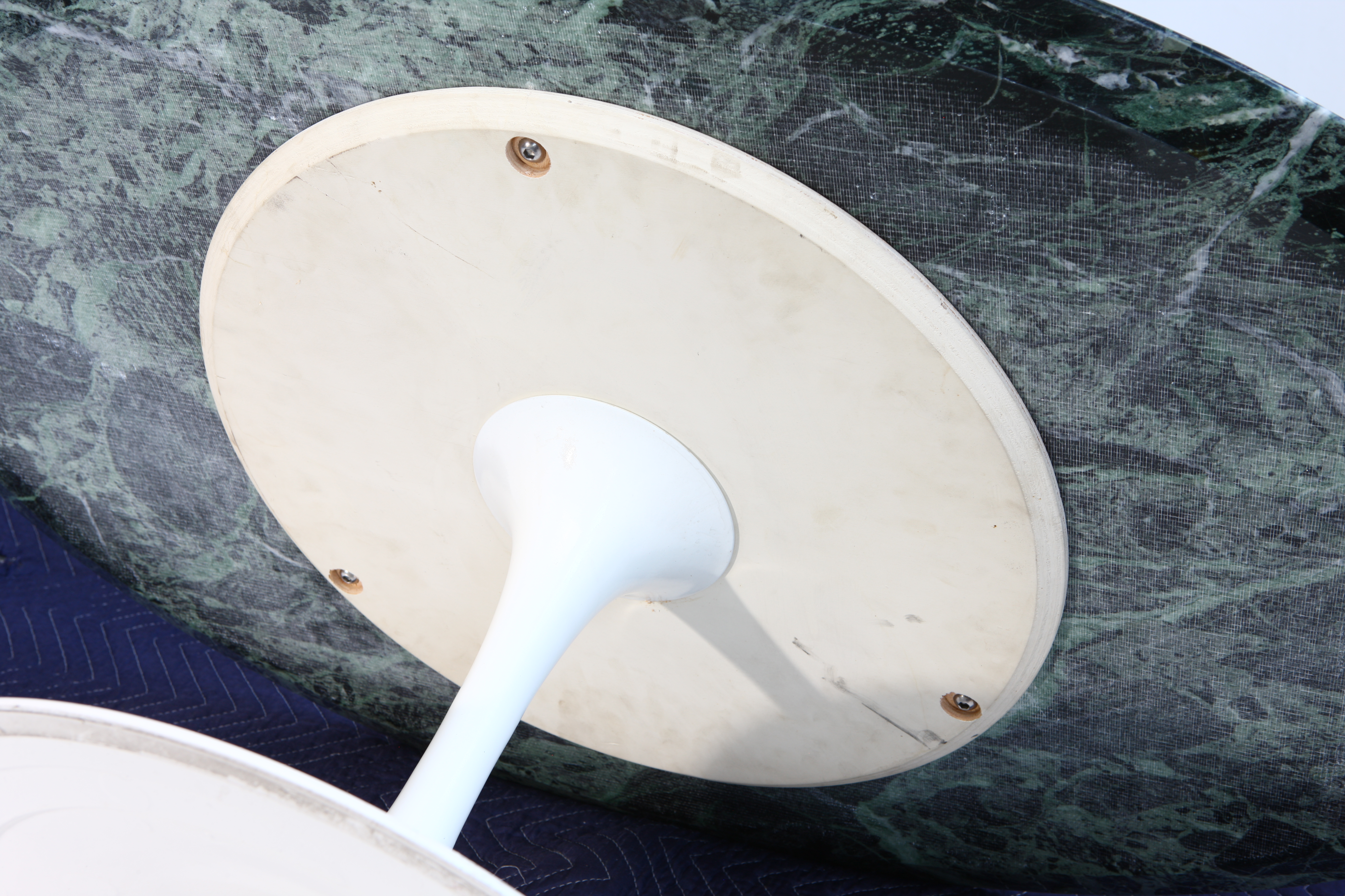 Couchtisch mit Marmorplatte 1960er Jahre