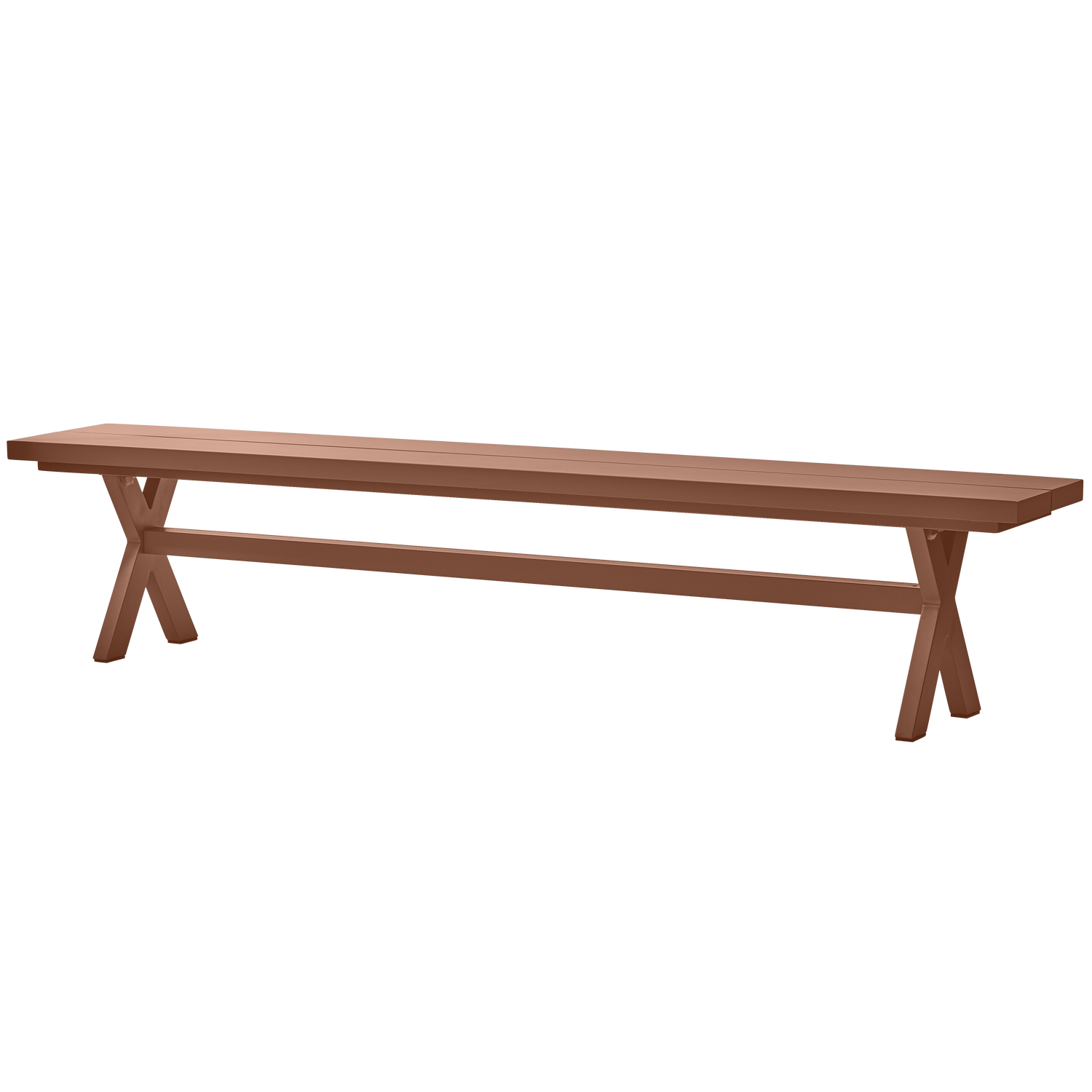 DELTA Picknickbank Aluminium Terra