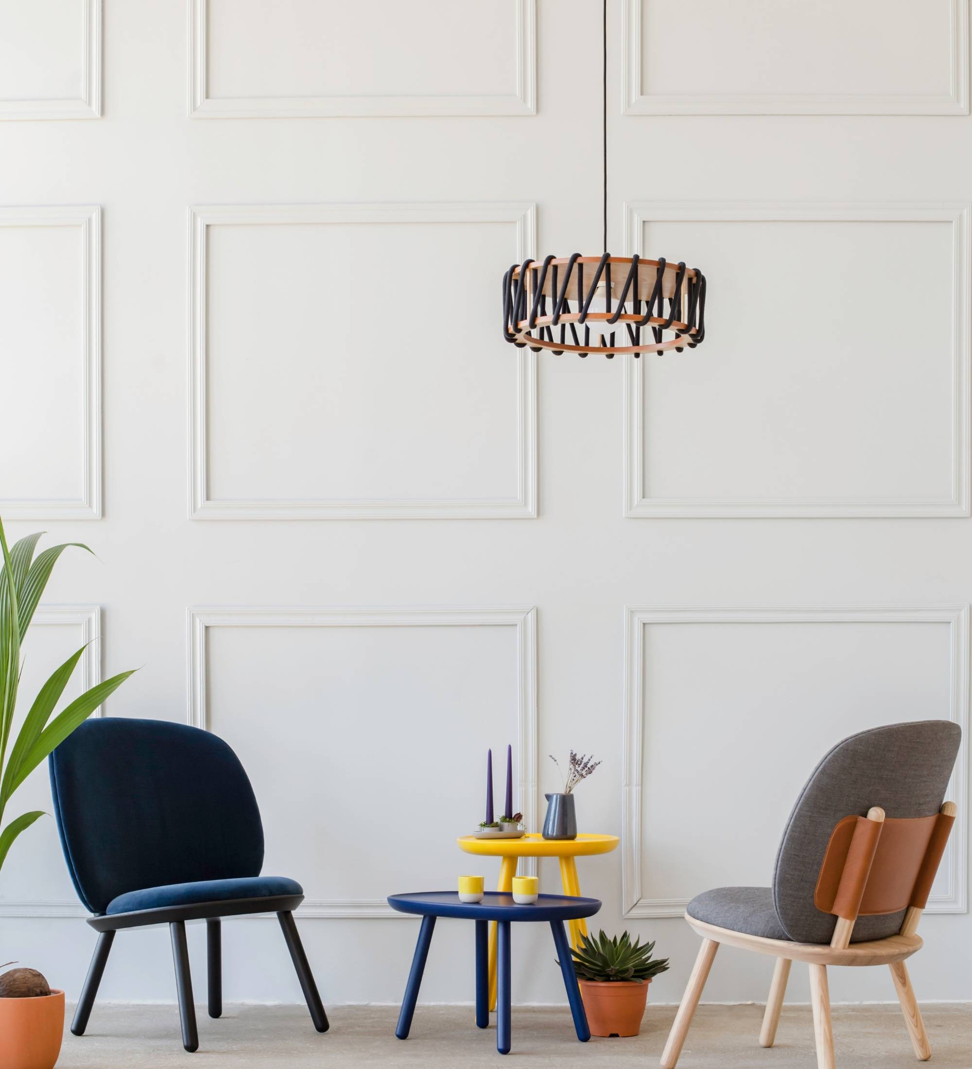 Pendelleuchte Macaron Schwarz