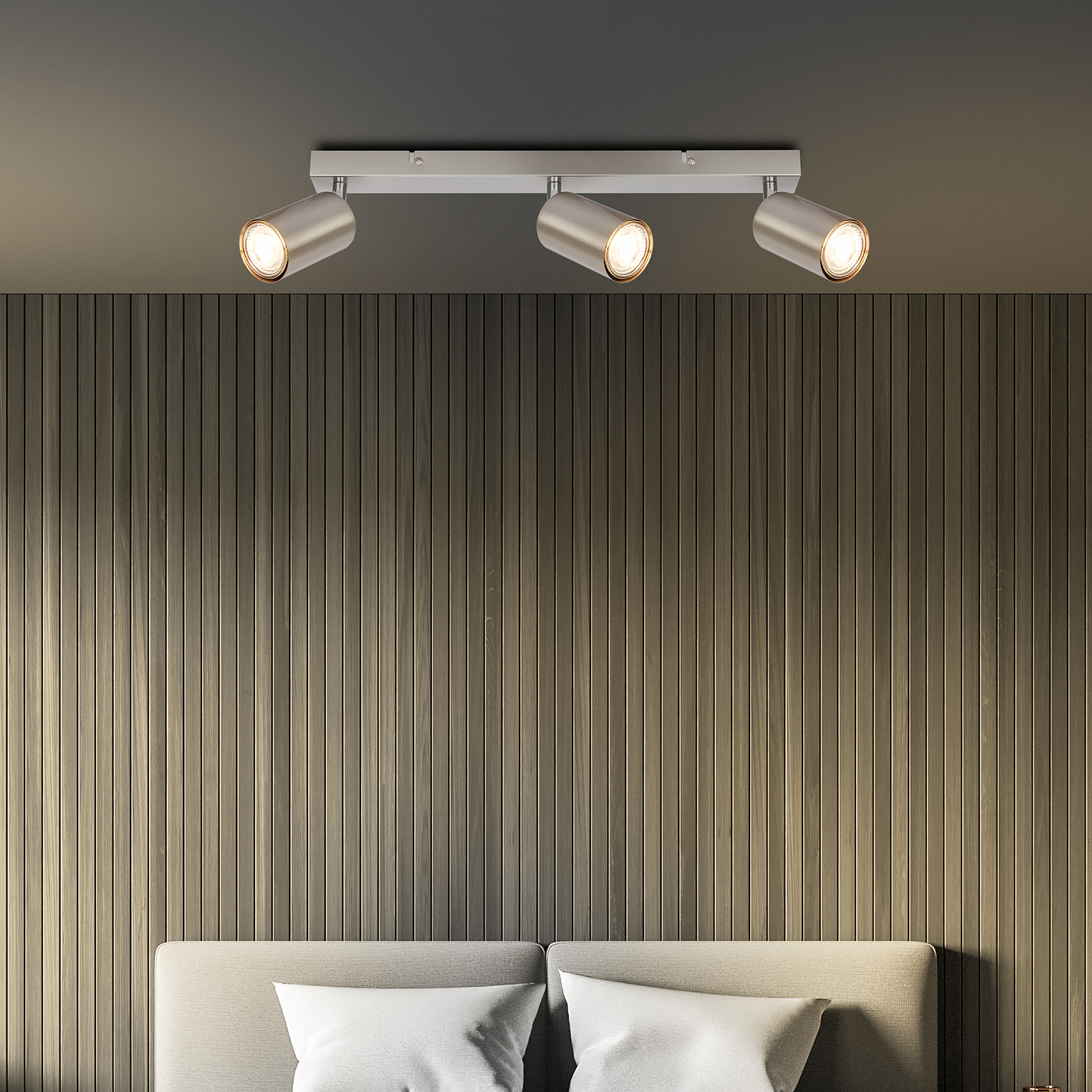 LED Deckenleuchte Spot Tib Silber