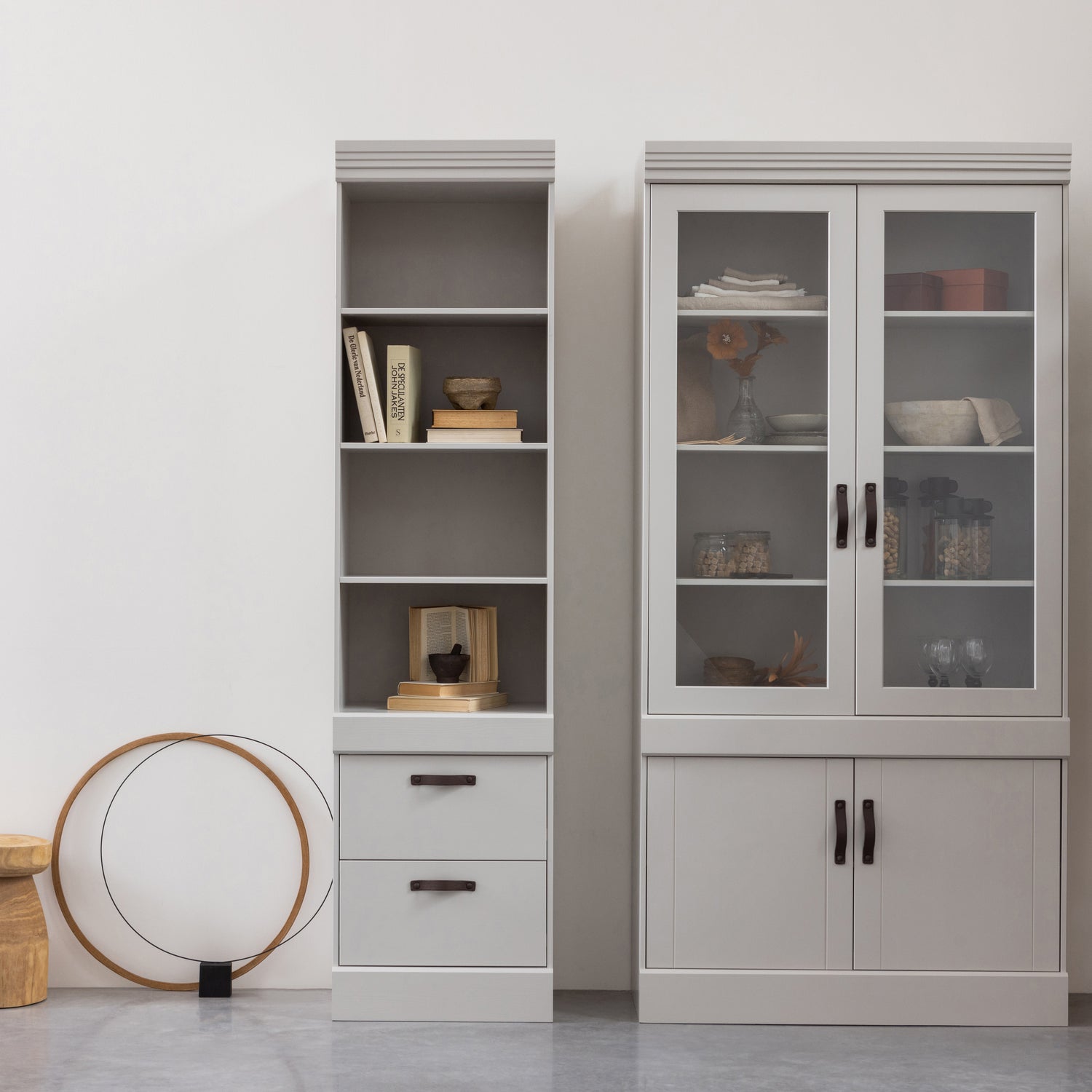 Bold Bücherregel Holz Weiß