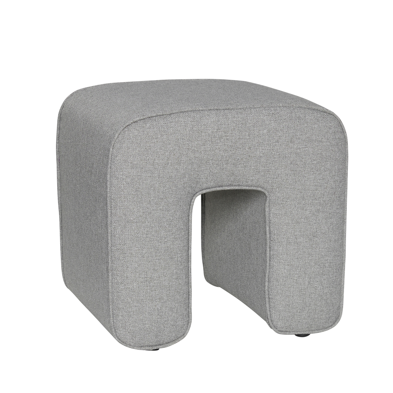 Sculpture Pouf Grau