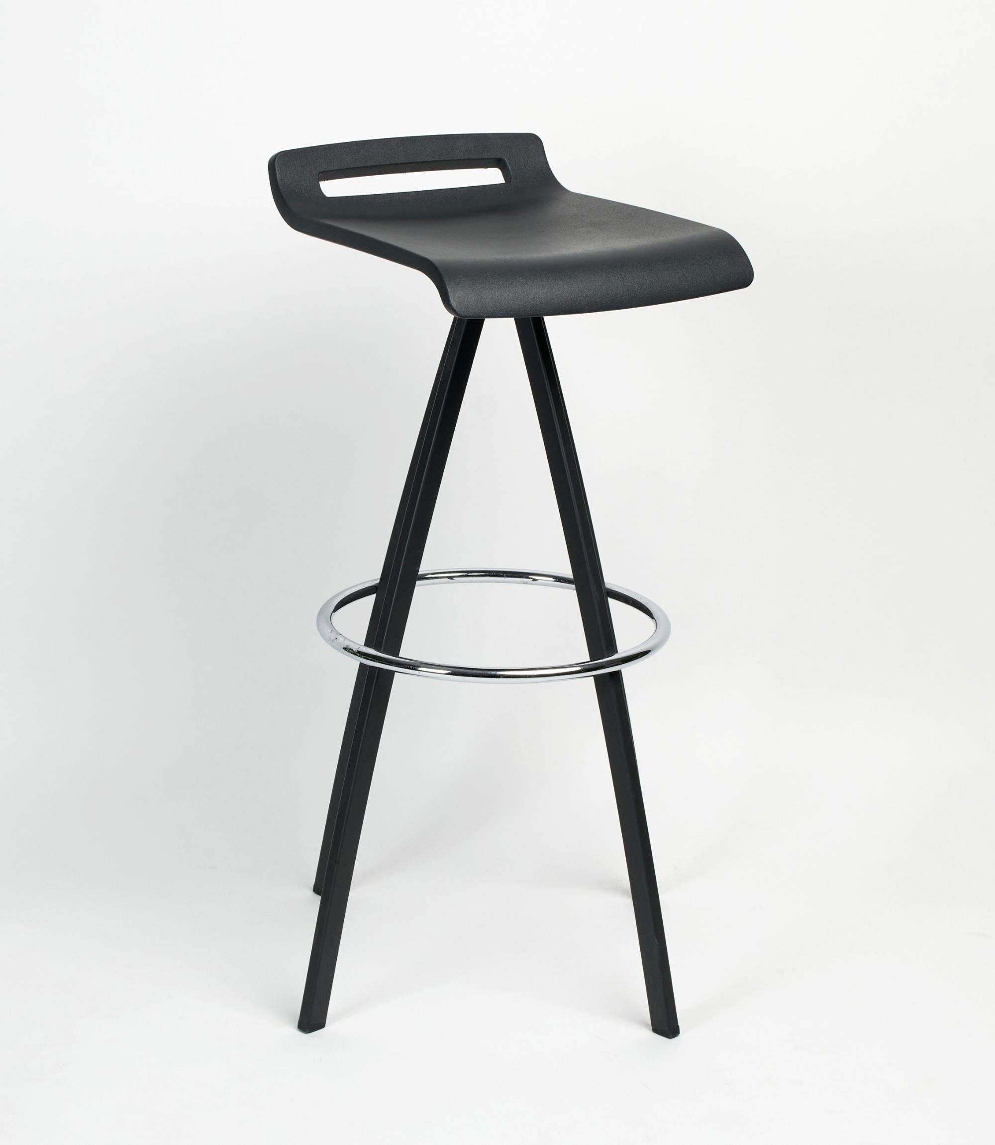 Drehbarer Barhocker Schwarz