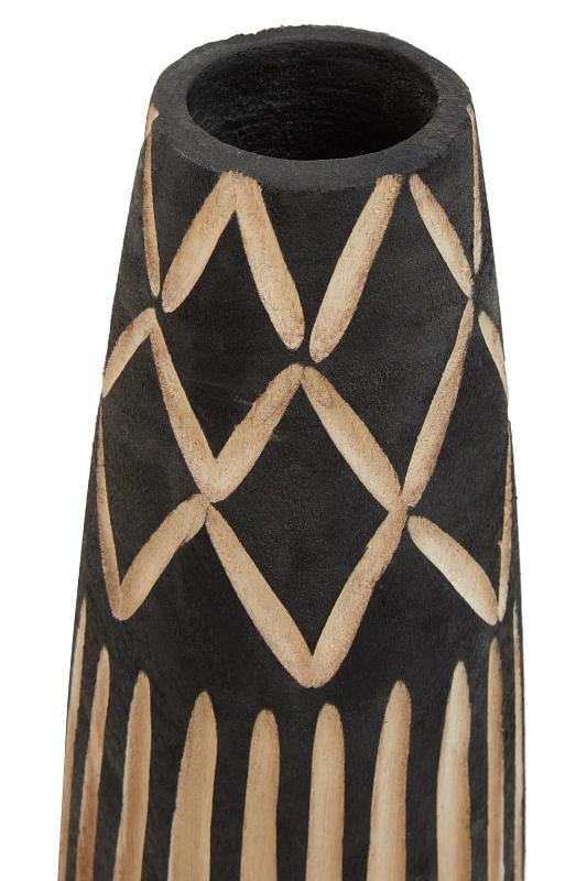 Arlo Kleine gravierte Holzvase

