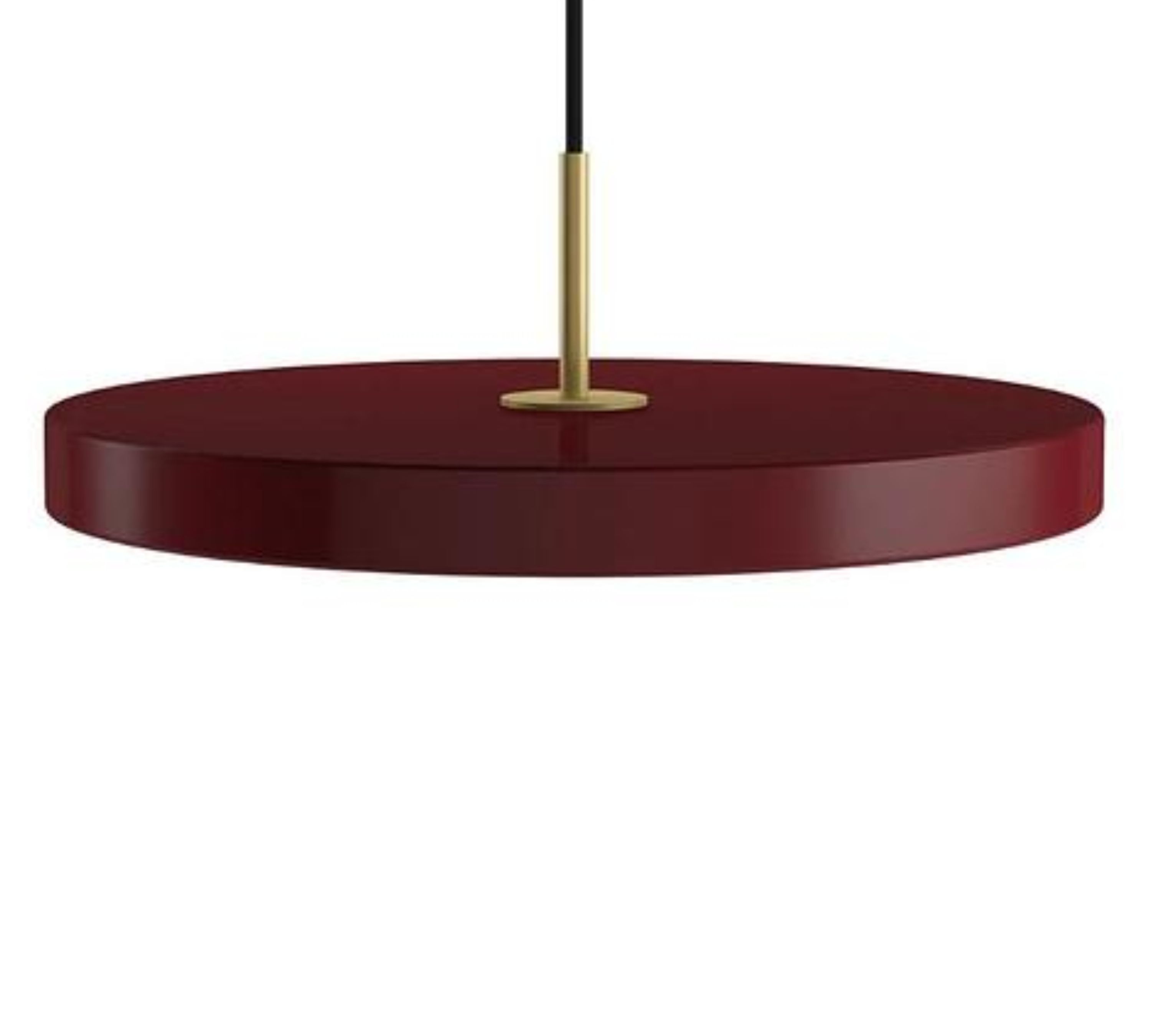 Asteria Pendelleuchte Mini Messing Rot