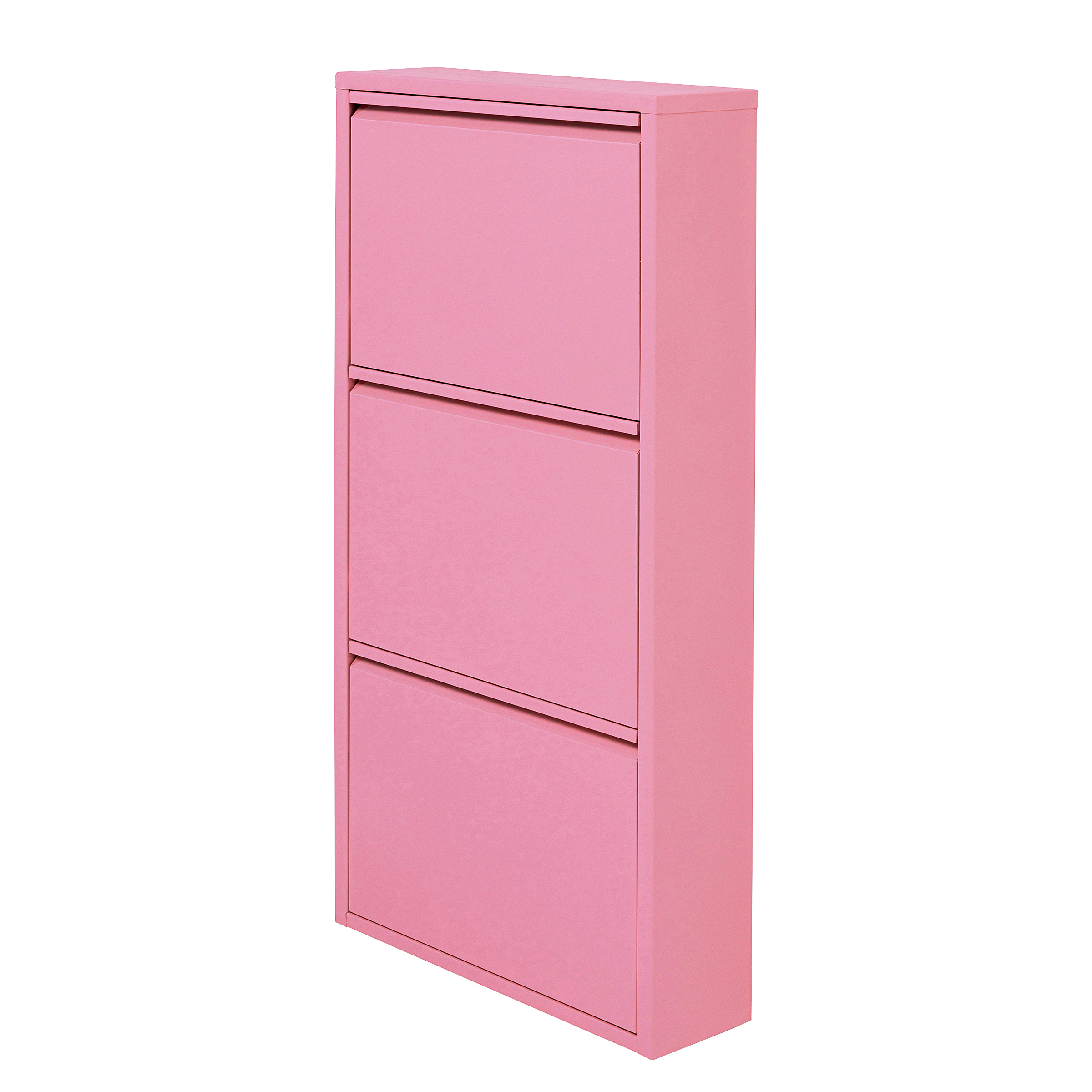 Shoe Cabinet Caruso Metal Pink 104 cm