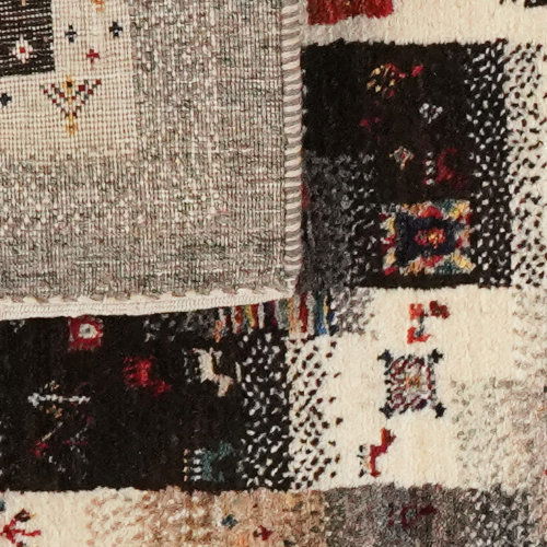 Rizbaf Gabbeh Rug Wool Multicolored