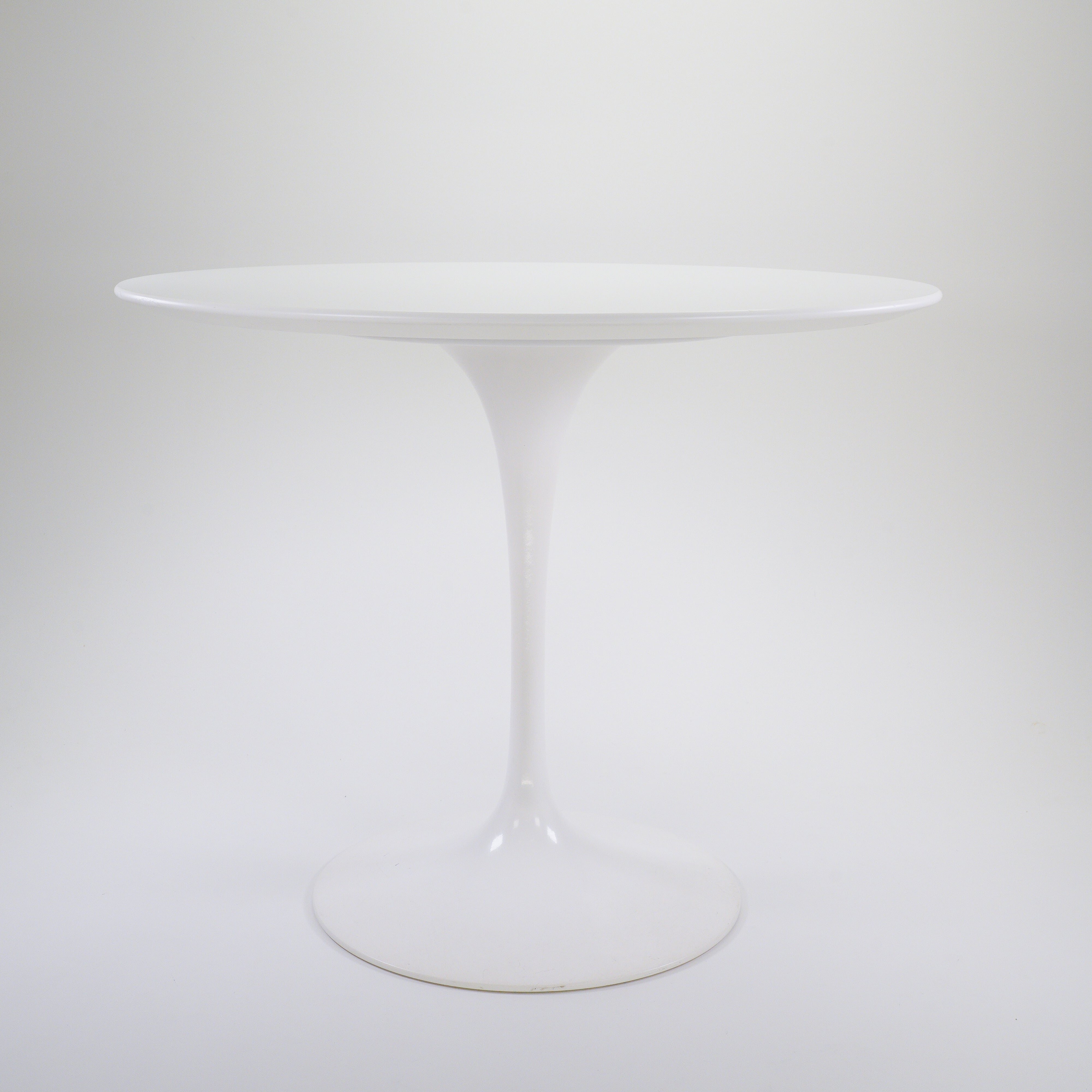 Saarinen Esstisch Laminat Weiss Ø 91cm