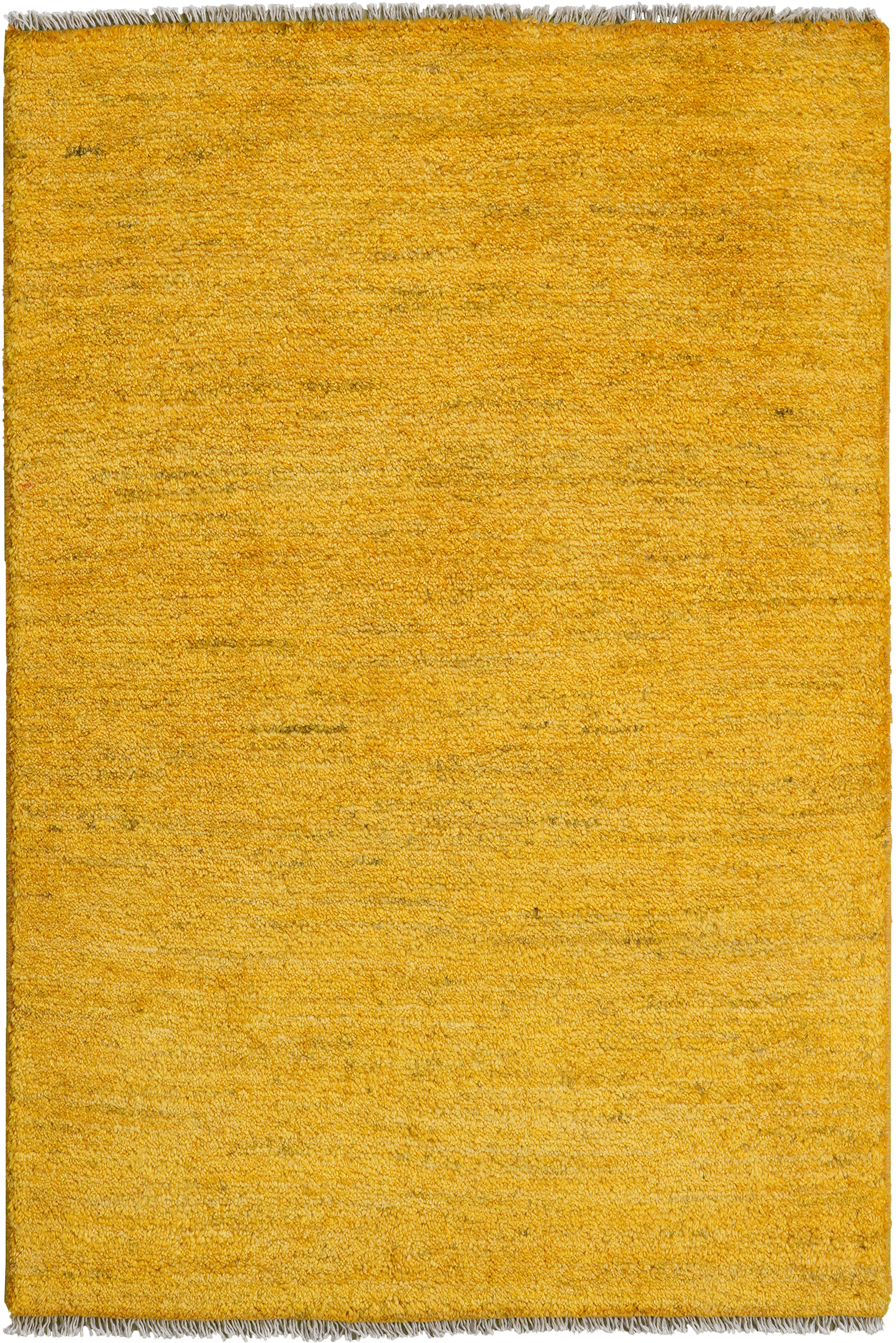 Rizbaf Gabbeh-Teppich Wolle Gelb