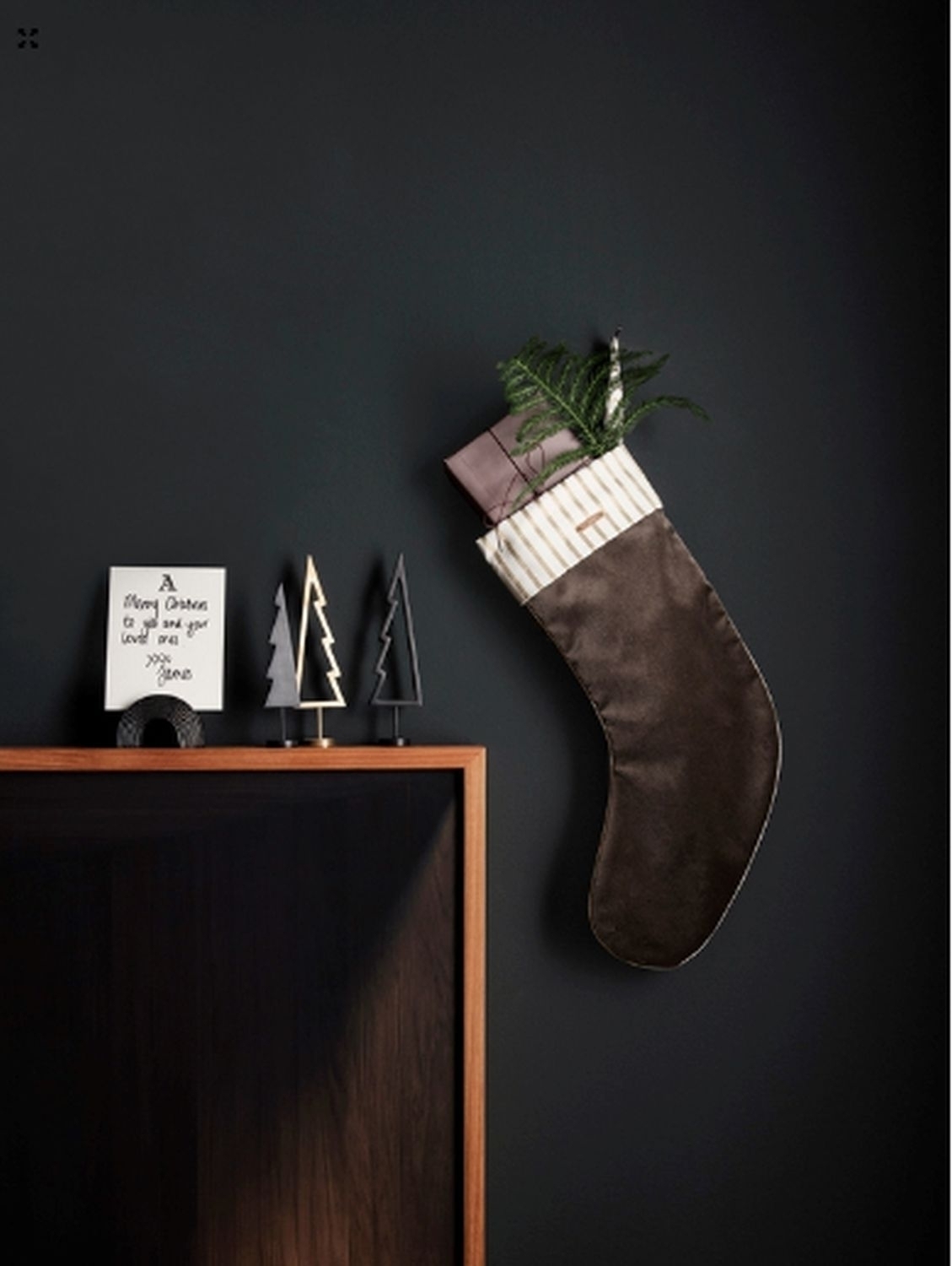 Winterland Messingbaum Massiv Gold