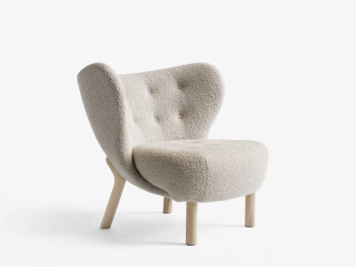 Little Petra Vb1 Sessel & Atd1 Pouf Beige