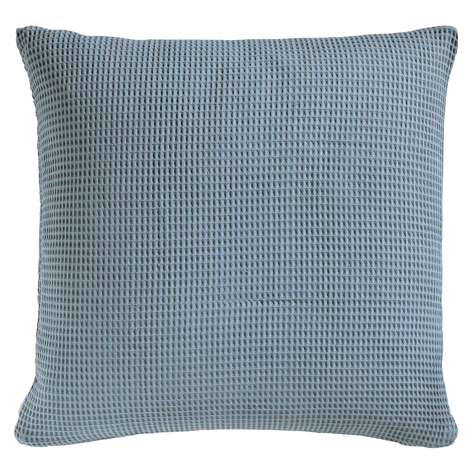 Wafel II Pillowcase Cotton Blue-Gray 50 x 50 cm