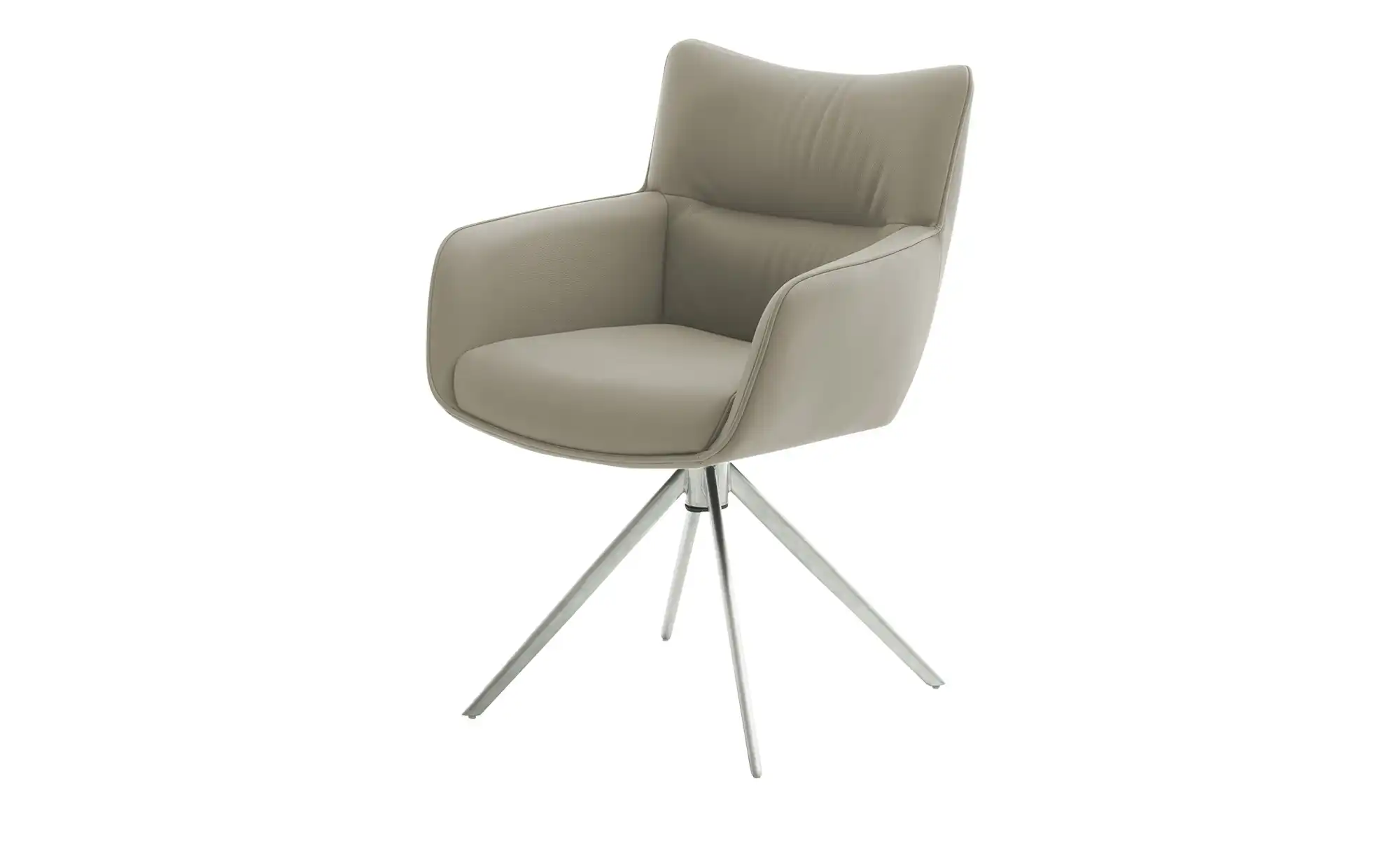Remona Armlehnstuhl Drehbar Leder Creme