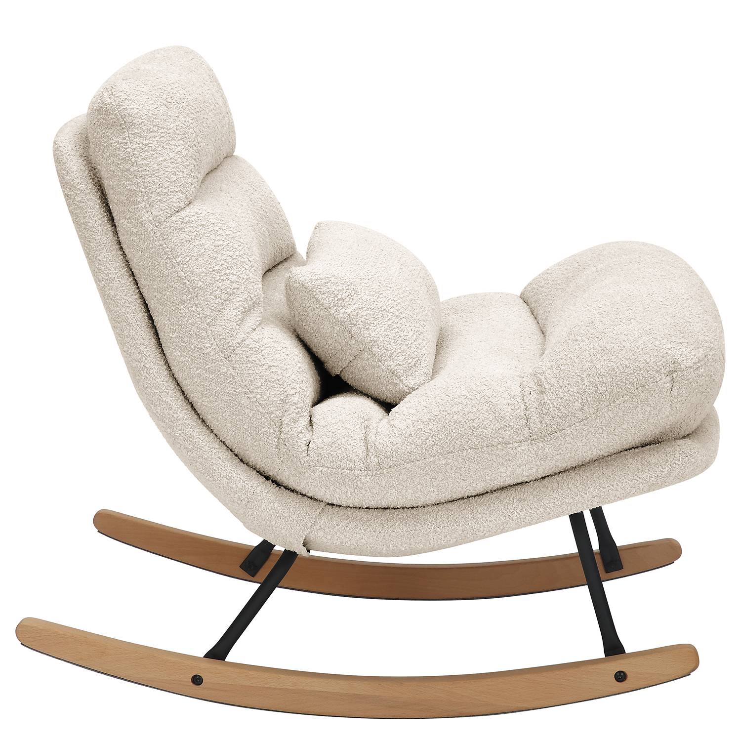 Schaukelsessel Skenala Beige