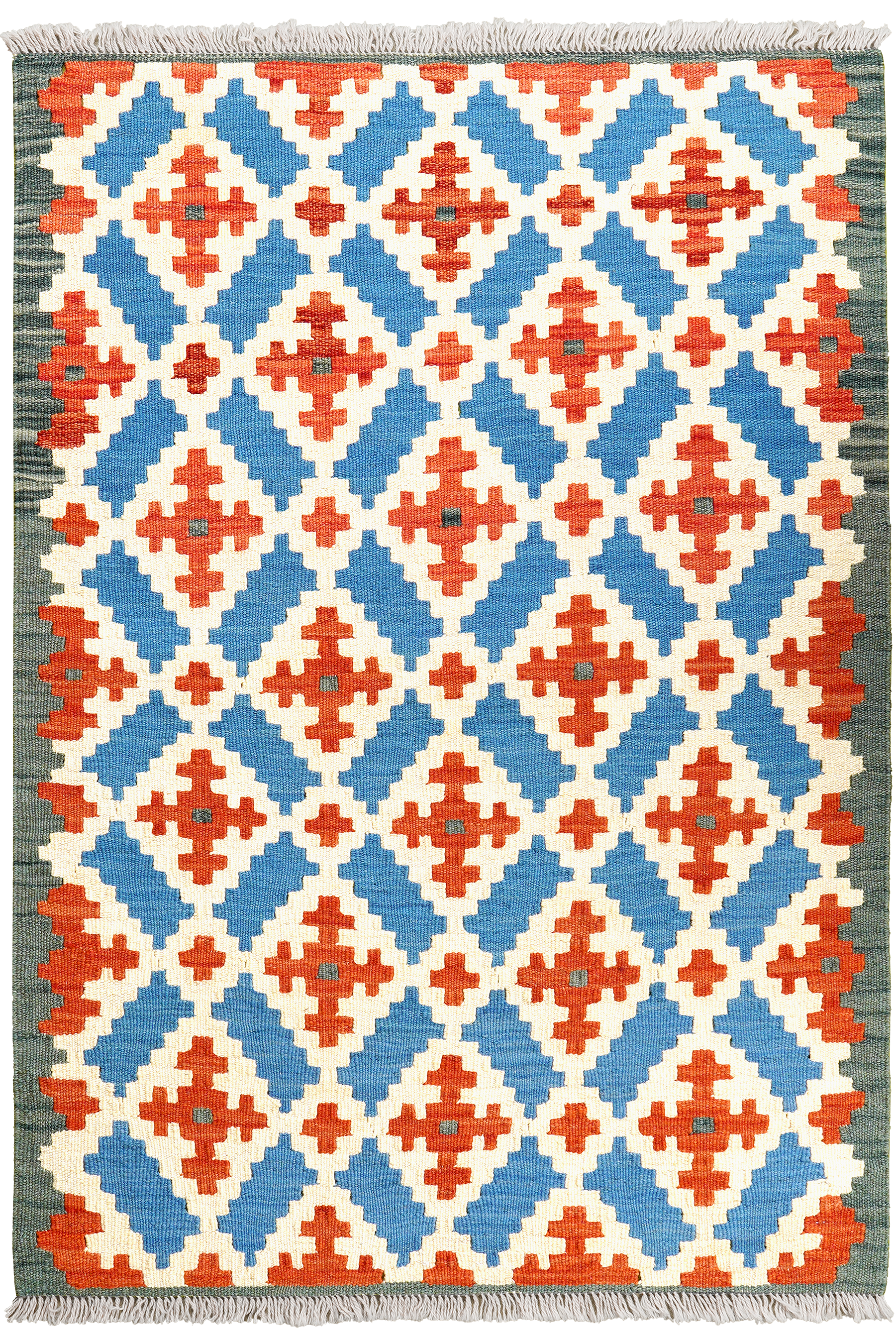 Kilim Gashgai Teppich Mehrfarbig