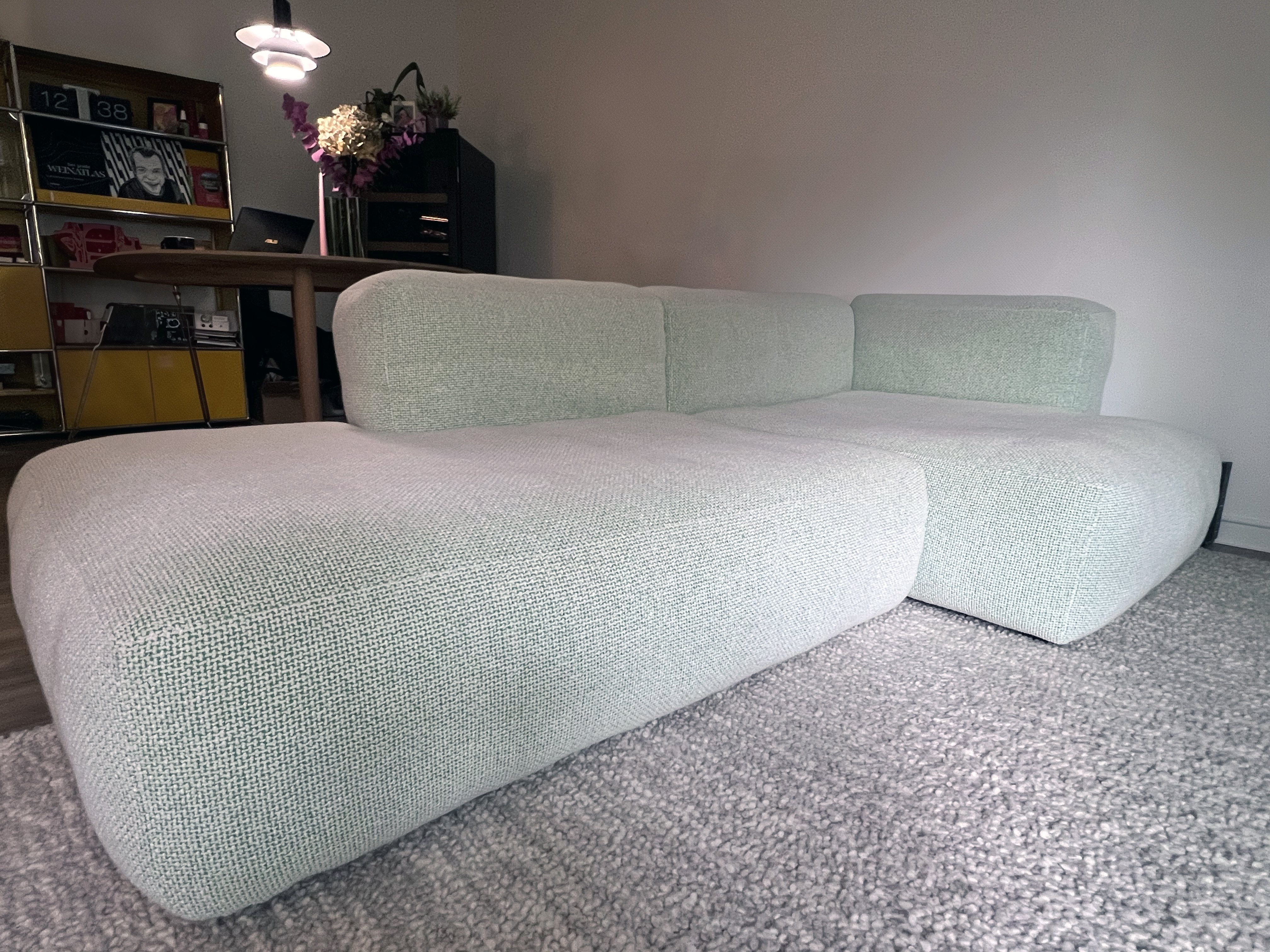 Mags Sofa 2-Sitzer Grün Weiß 