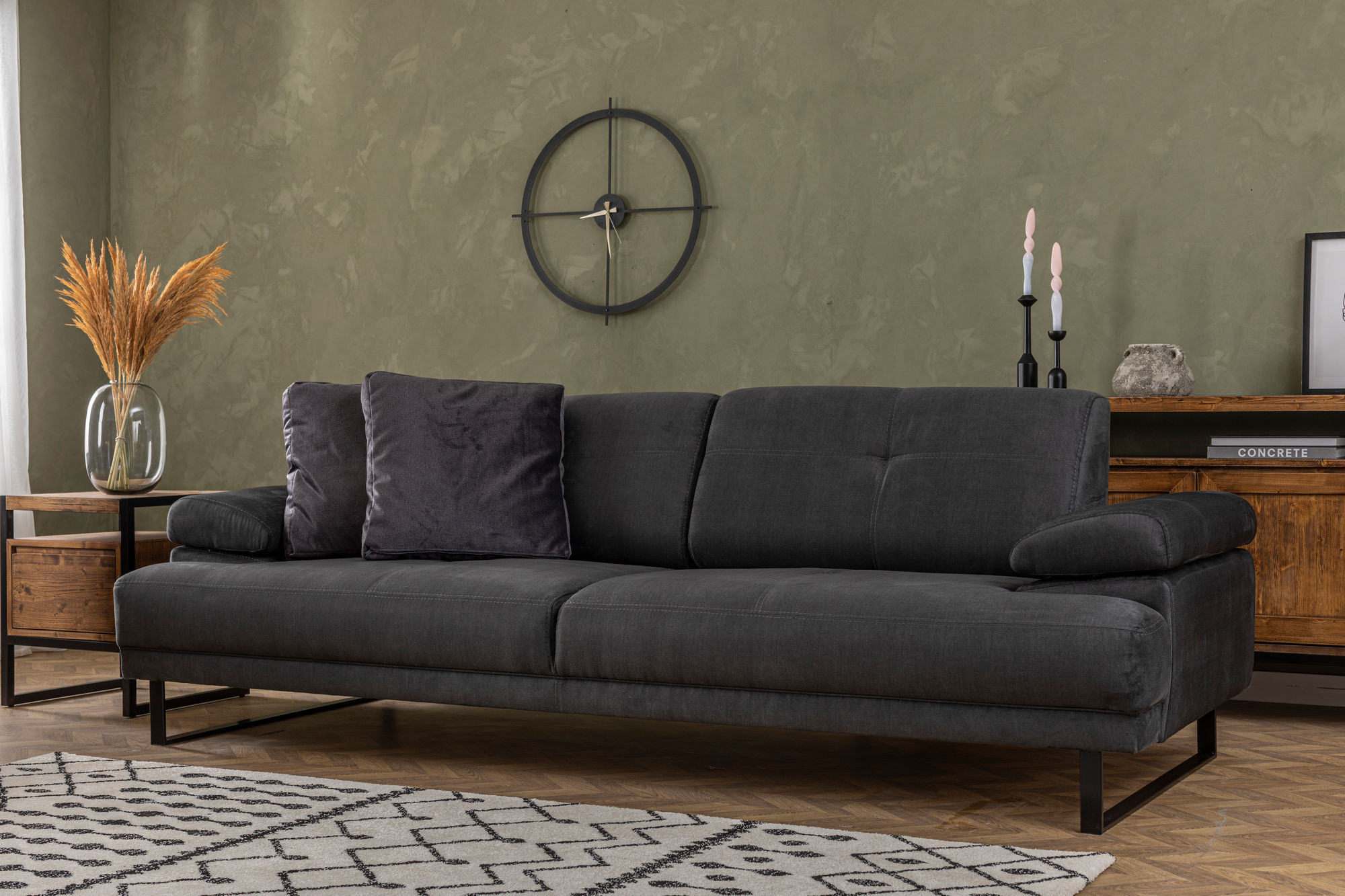 Mustang Sofa Anthracite