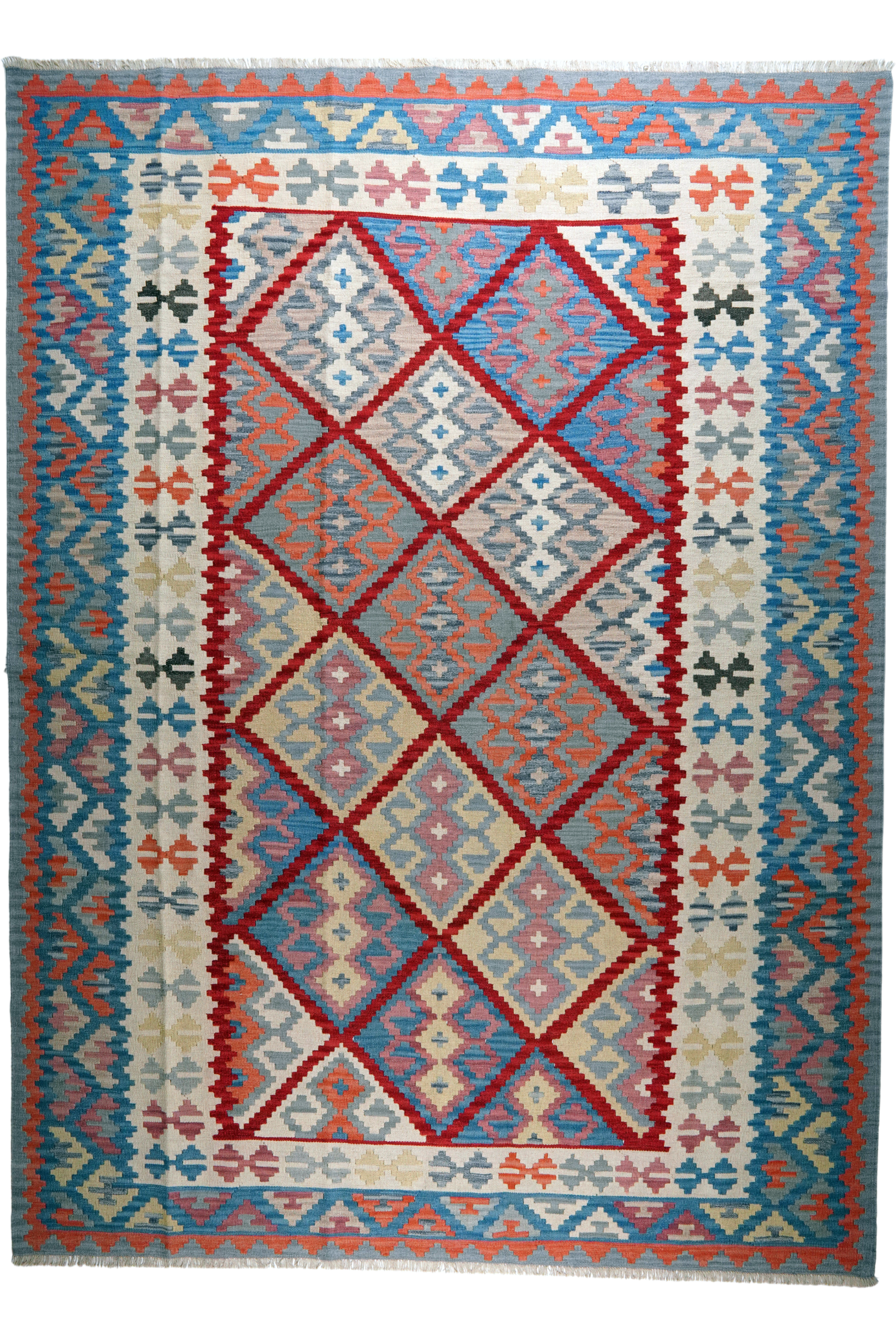Kelim Gashgai Teppich Wolle Mehrfarbig