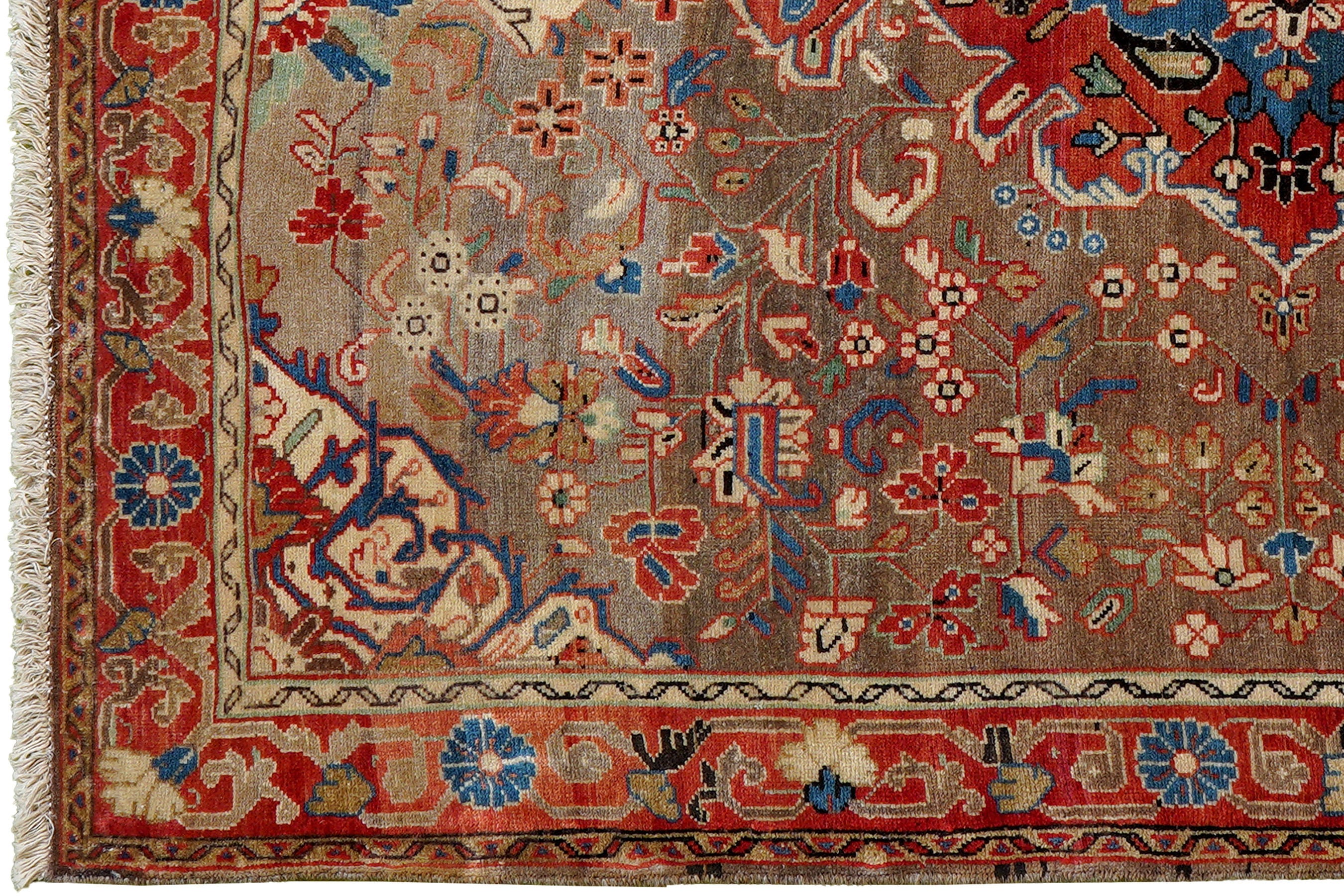 Heritage Teppich Wolle Mehrfarbig