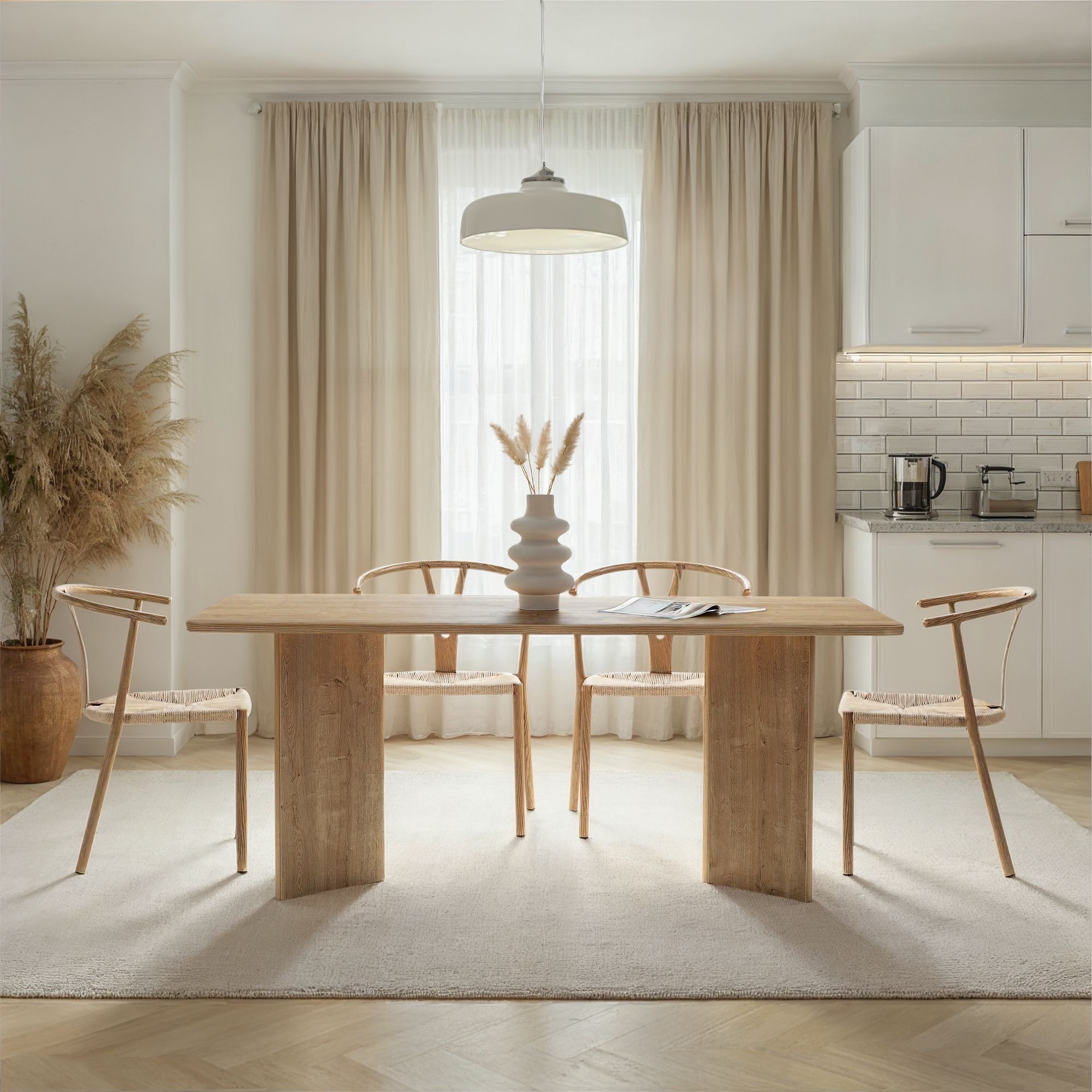 Linza Table Honey Oak