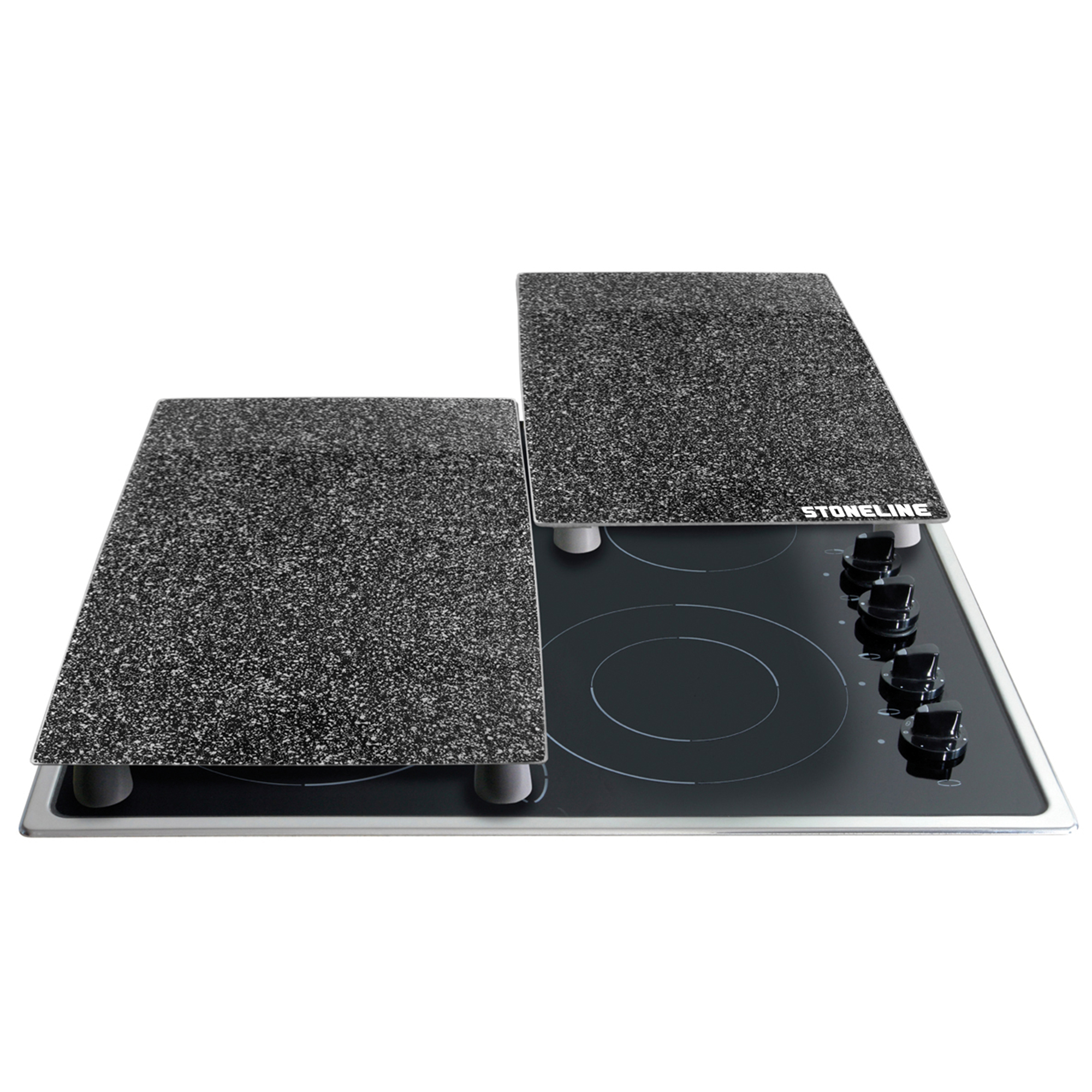 2x Schneideplattet Flen Schwarz