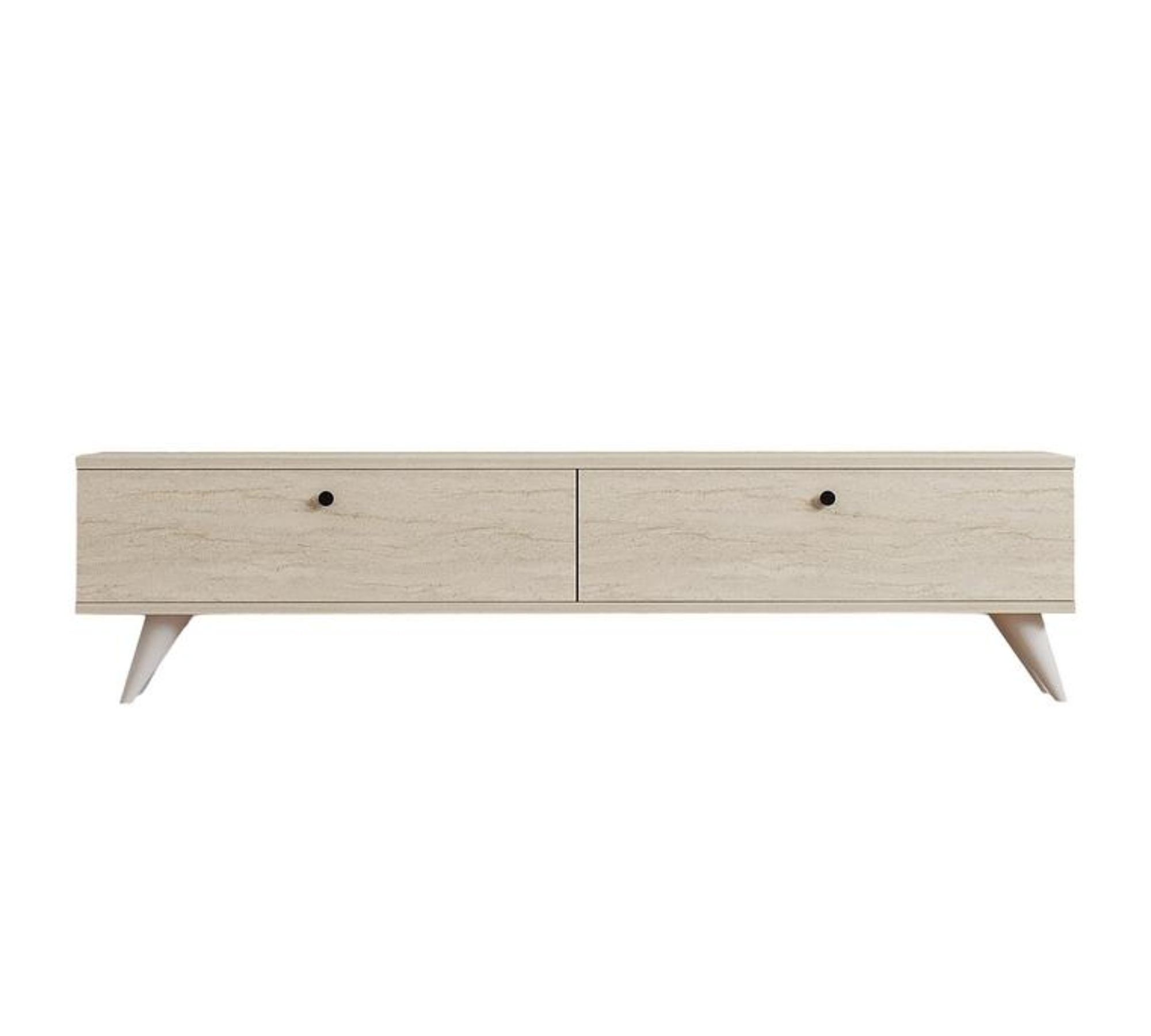 Paris Lowboard Holzfurnier Travertin